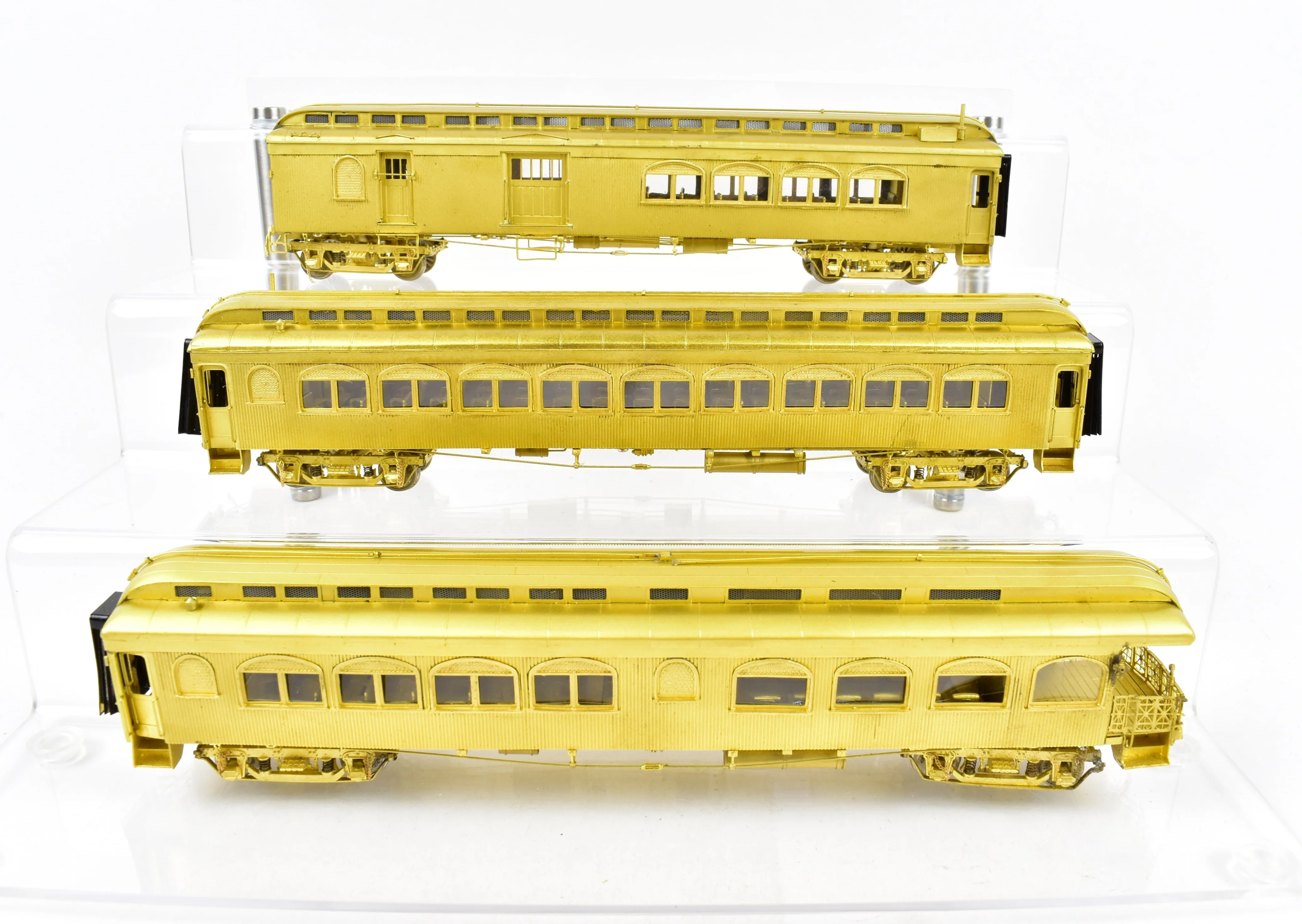 HO Brass CON Beaver Creek Model Co. Yosemite Valley Railroad 3-Car Set Collector's Edition - Image 3
