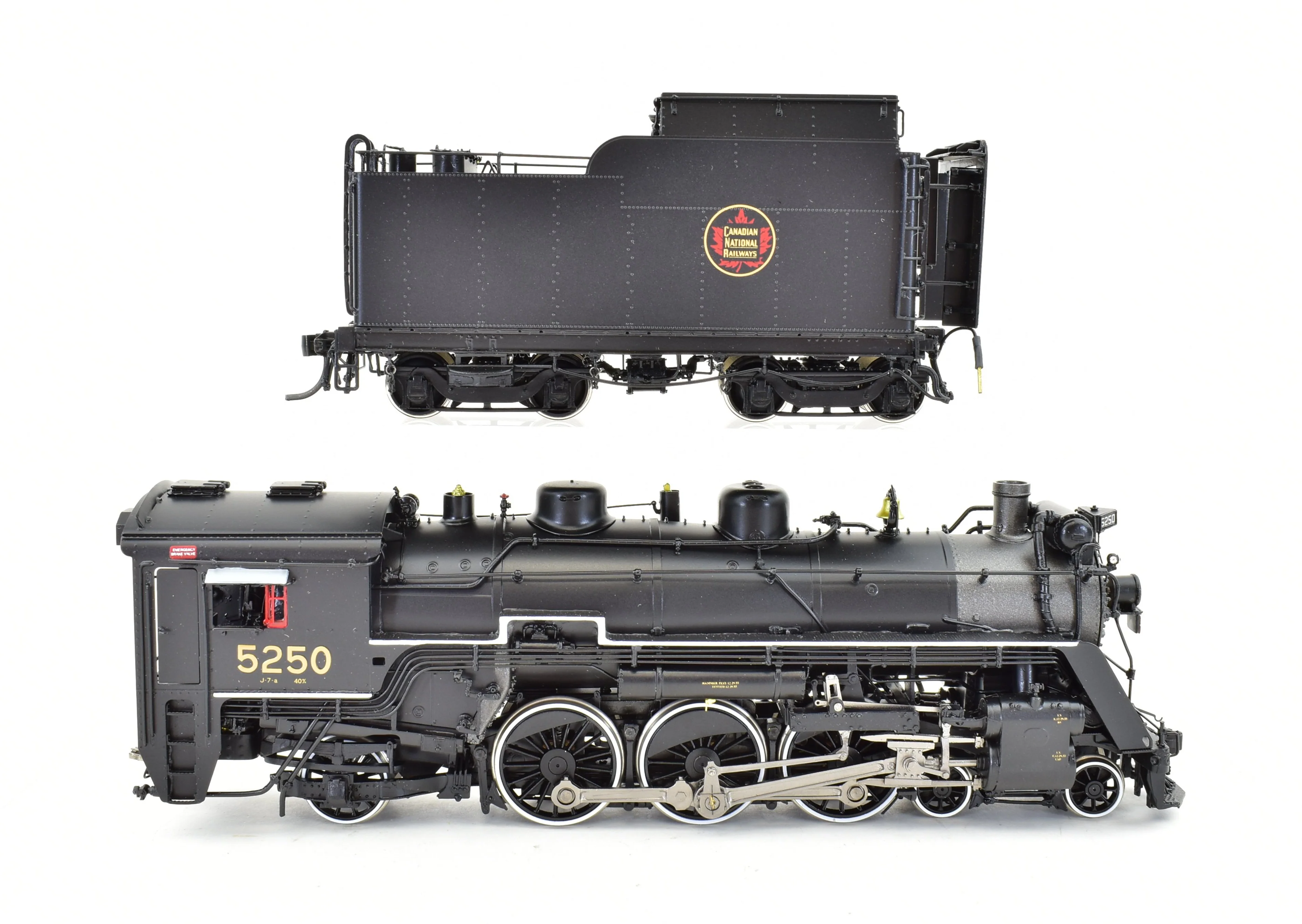 HO Brass CON DVP - Division Point CNR - Canadian National Railway Class J-7-a 4-6-2 FP #5250 - Image 3