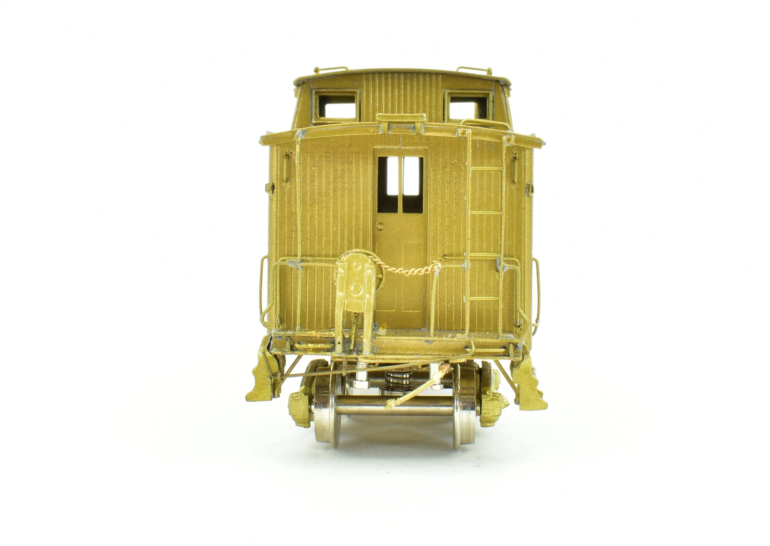 HO Brass NJ Custom Brass - RDG - Reading Wood Caboose - Image 10