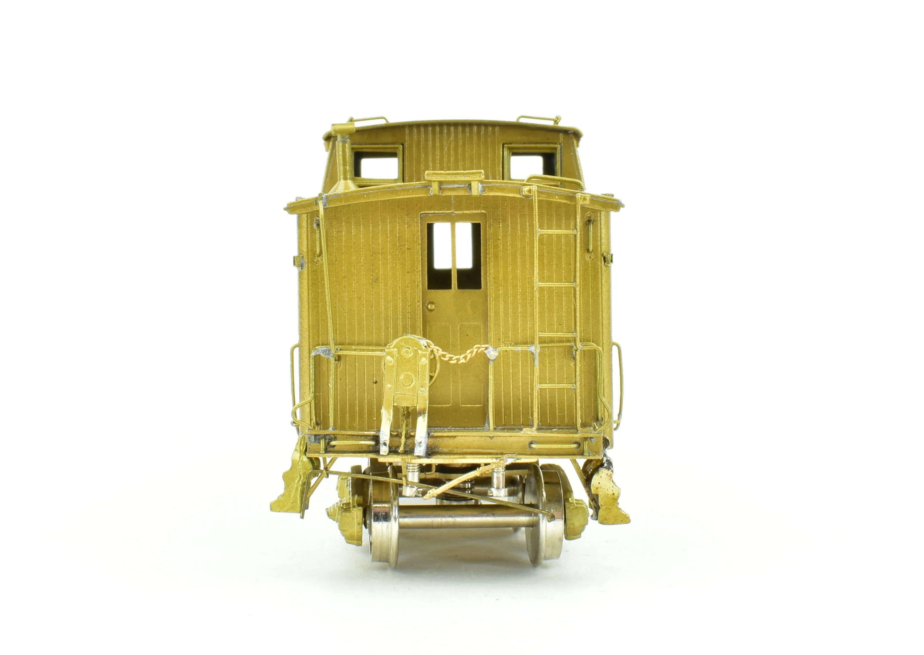HO Brass NJ Custom Brass - RDG - Reading Wood Caboose - Image 11