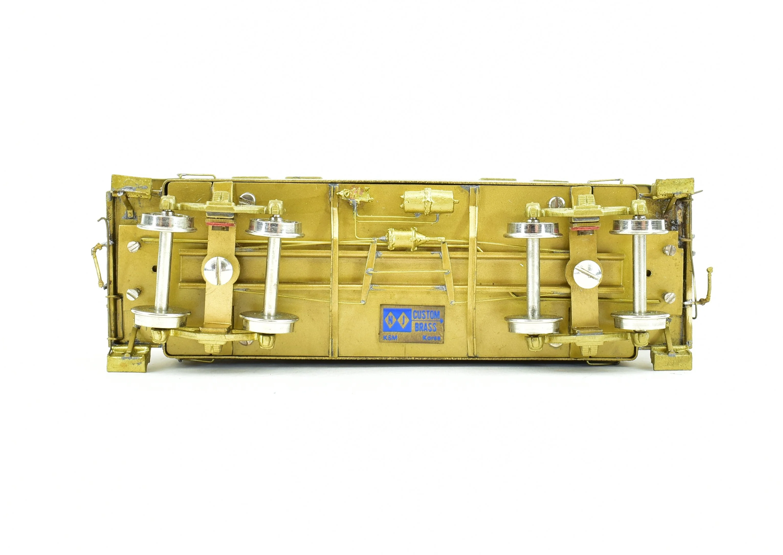 HO Brass NJ Custom Brass - RDG - Reading Wood Caboose - Image 12