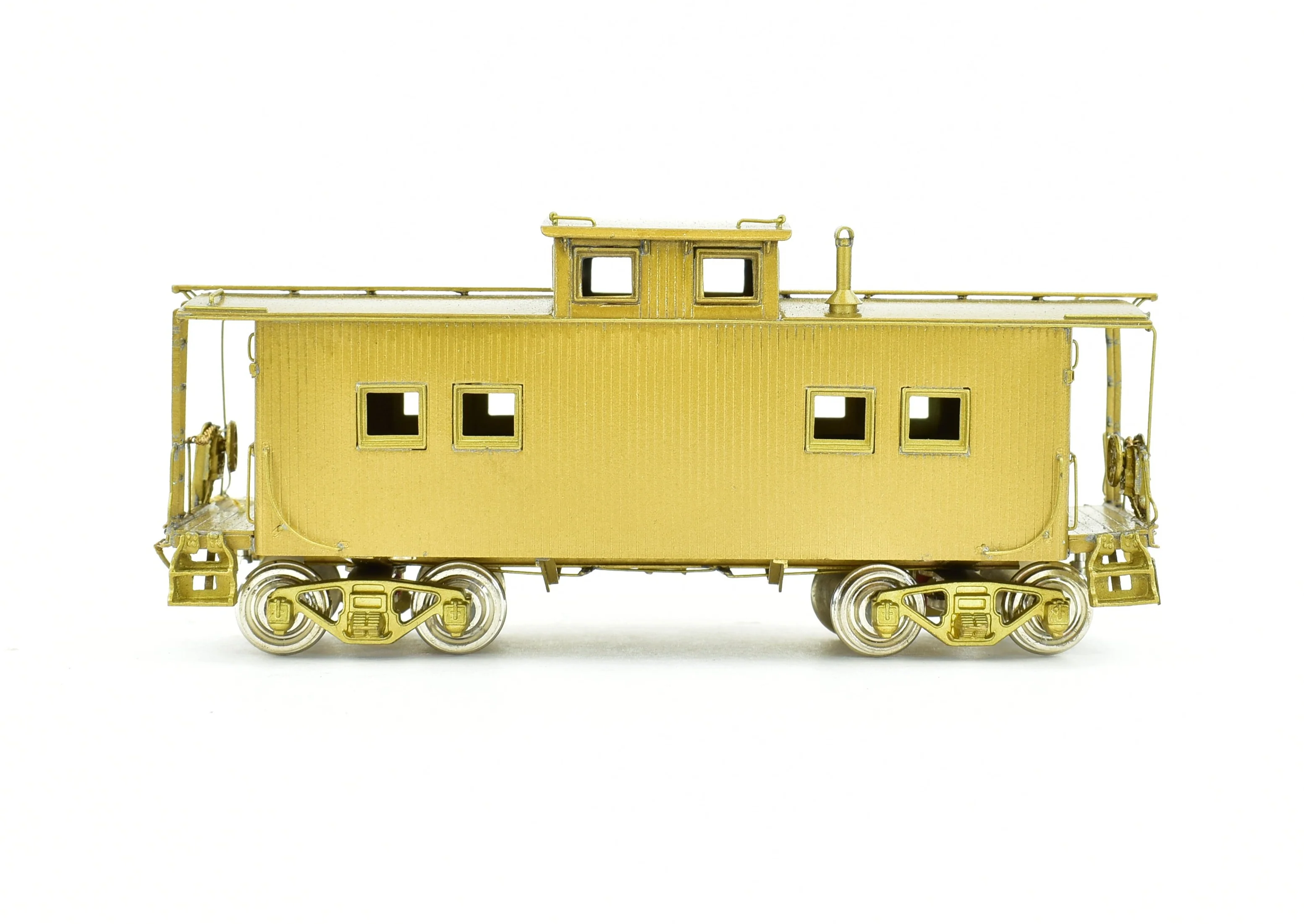 HO Brass NJ Custom Brass - RDG - Reading Wood Caboose - Image 6