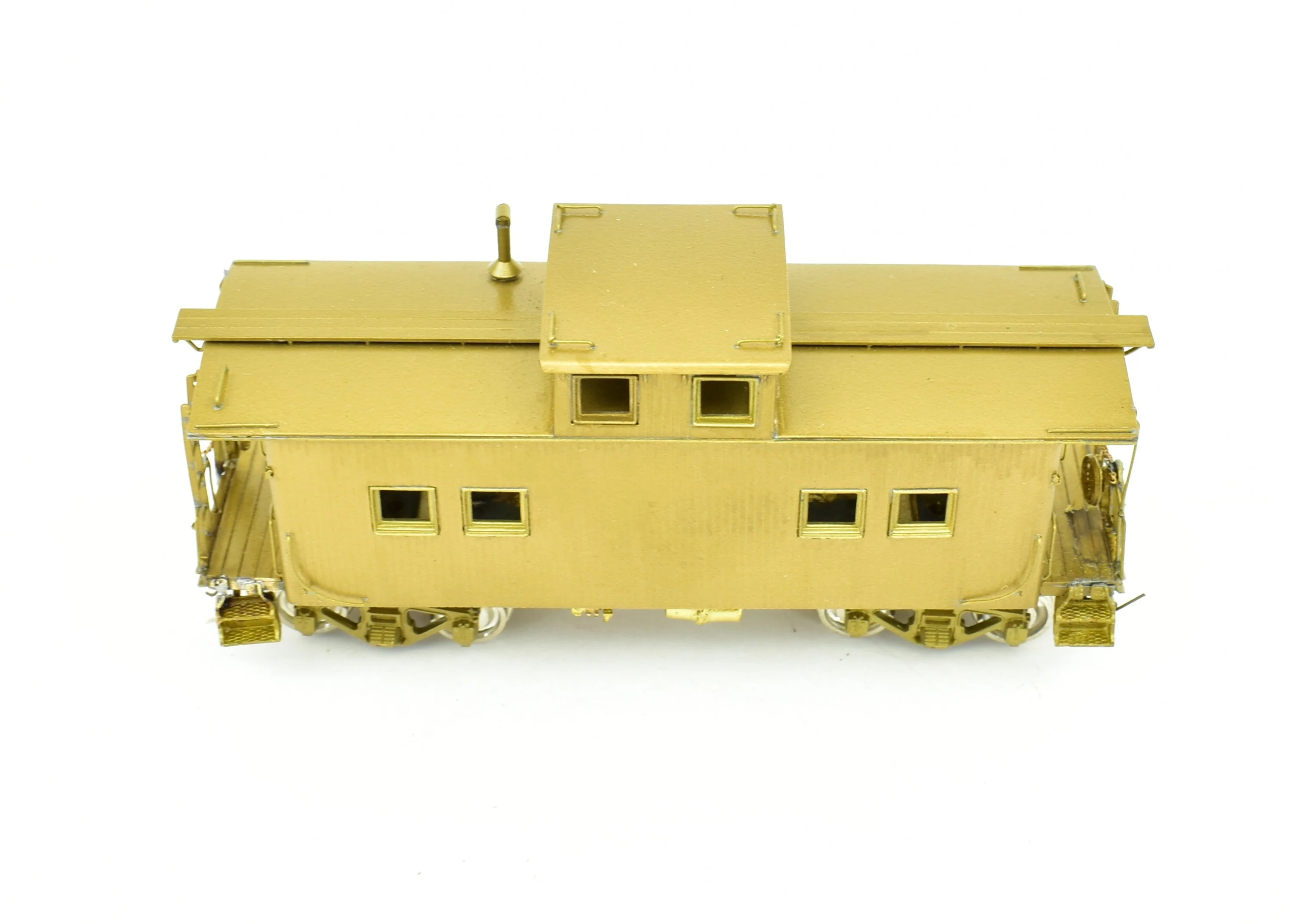 HO Brass NJ Custom Brass - RDG - Reading Wood Caboose - Image 8