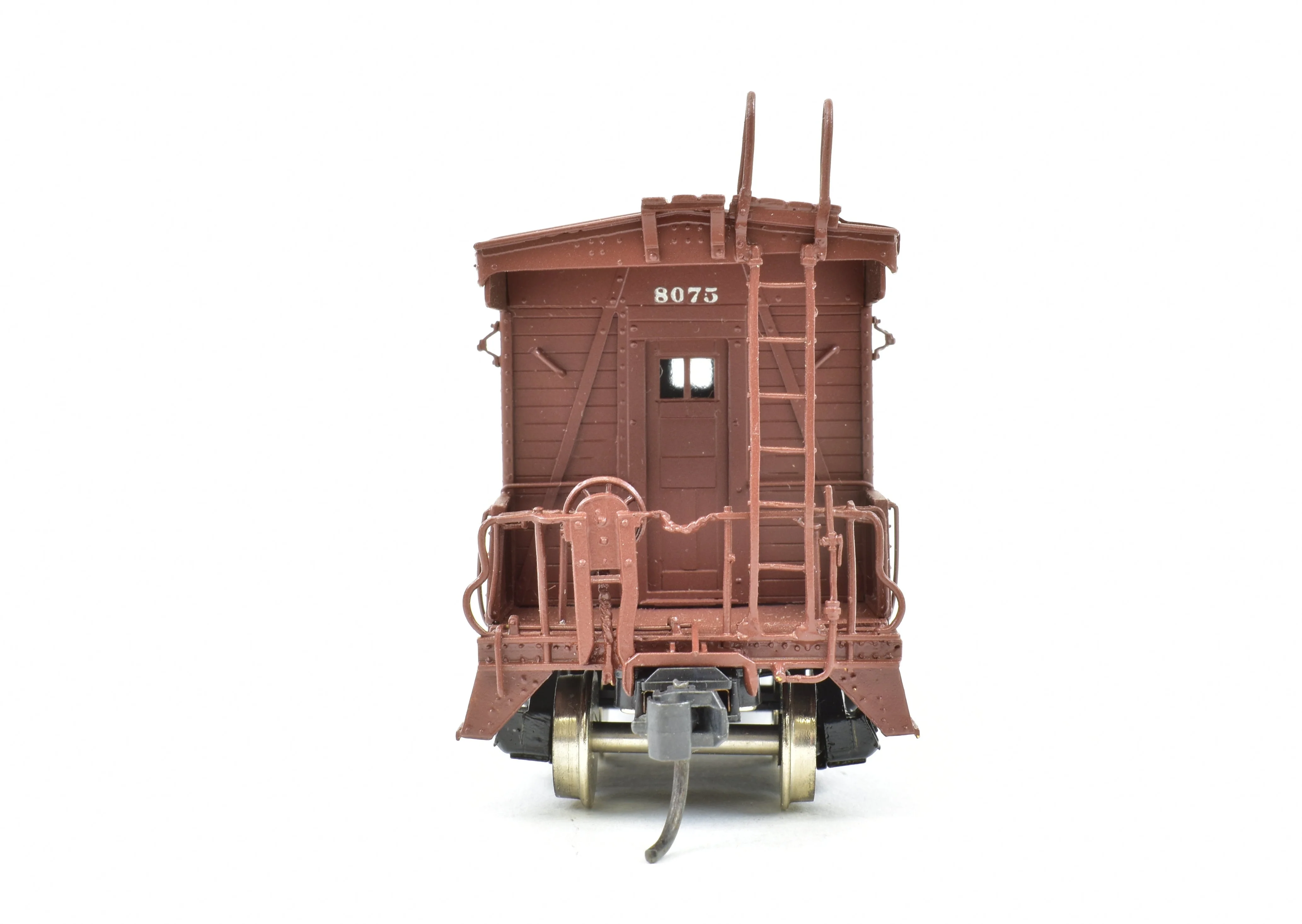 HO Brass OMI - Overland Models, Inc. IC - Illinois Central "OSB" Outside Braced Wood Caboose Pro-Painted - Image 10