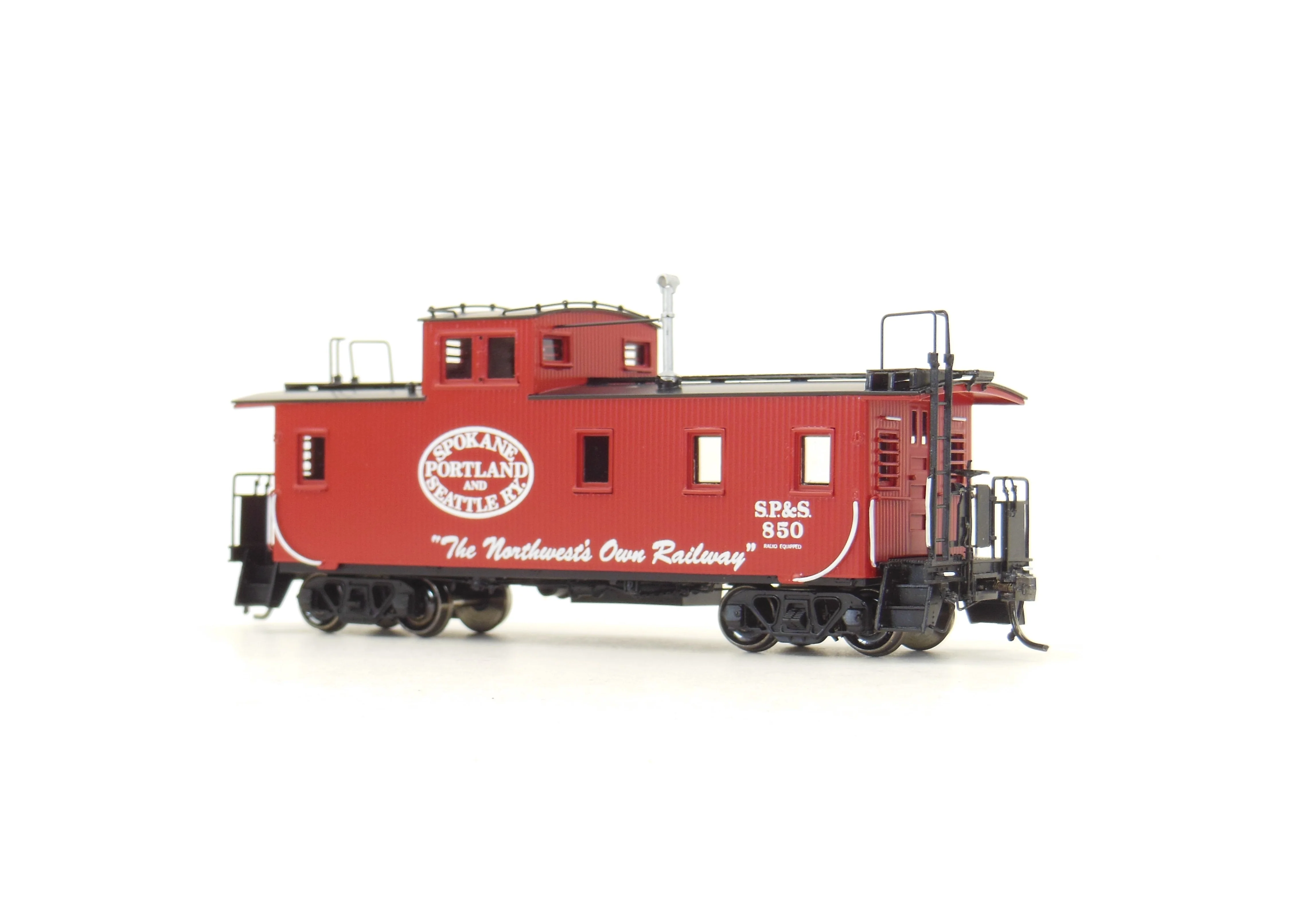 HO Brass OMI - Overland Models, Inc. SP&S 30' Wood Caboose FP #850 - Image 12