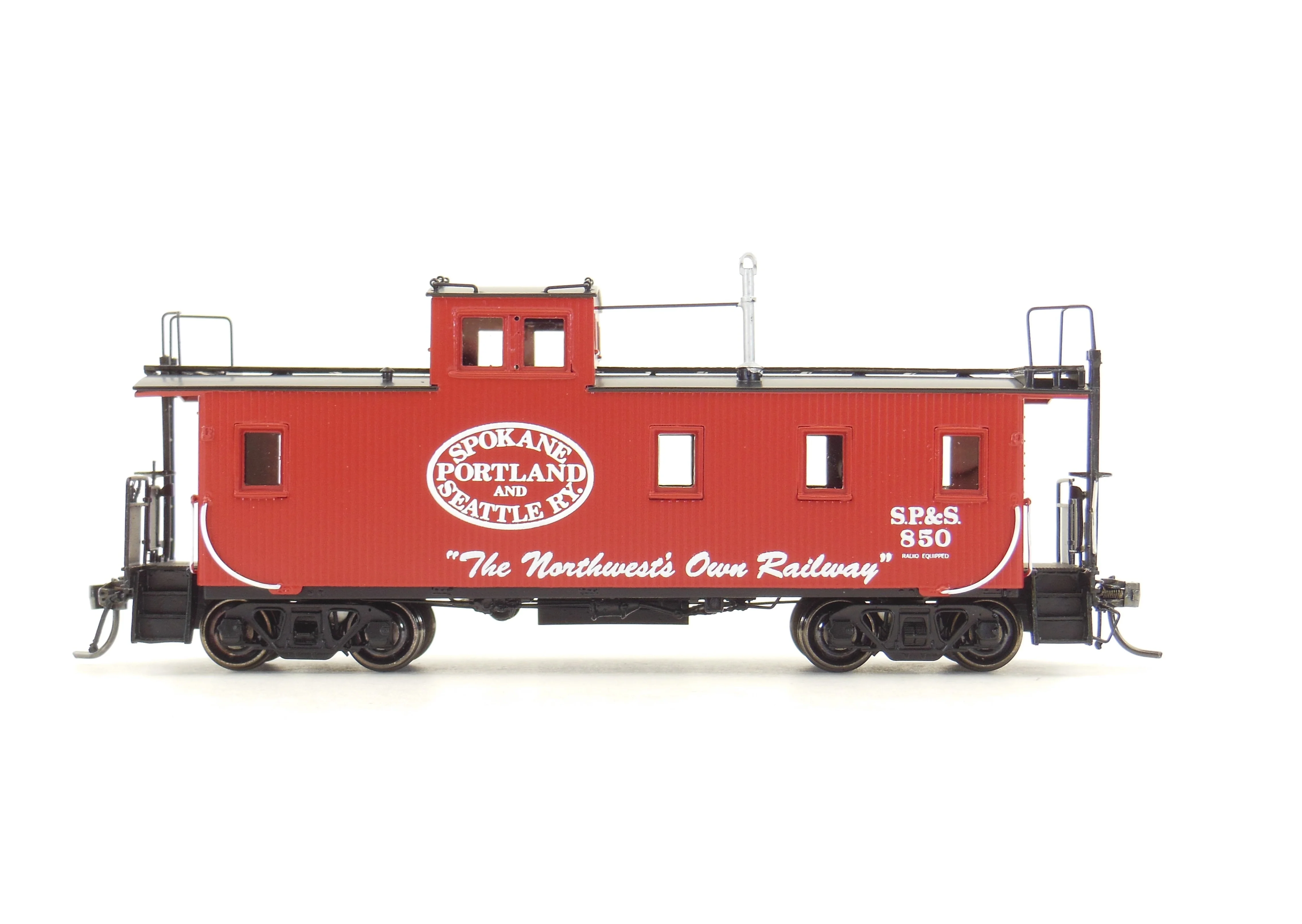 HO Brass OMI - Overland Models, Inc. SP&S 30' Wood Caboose FP #850 - Image 4