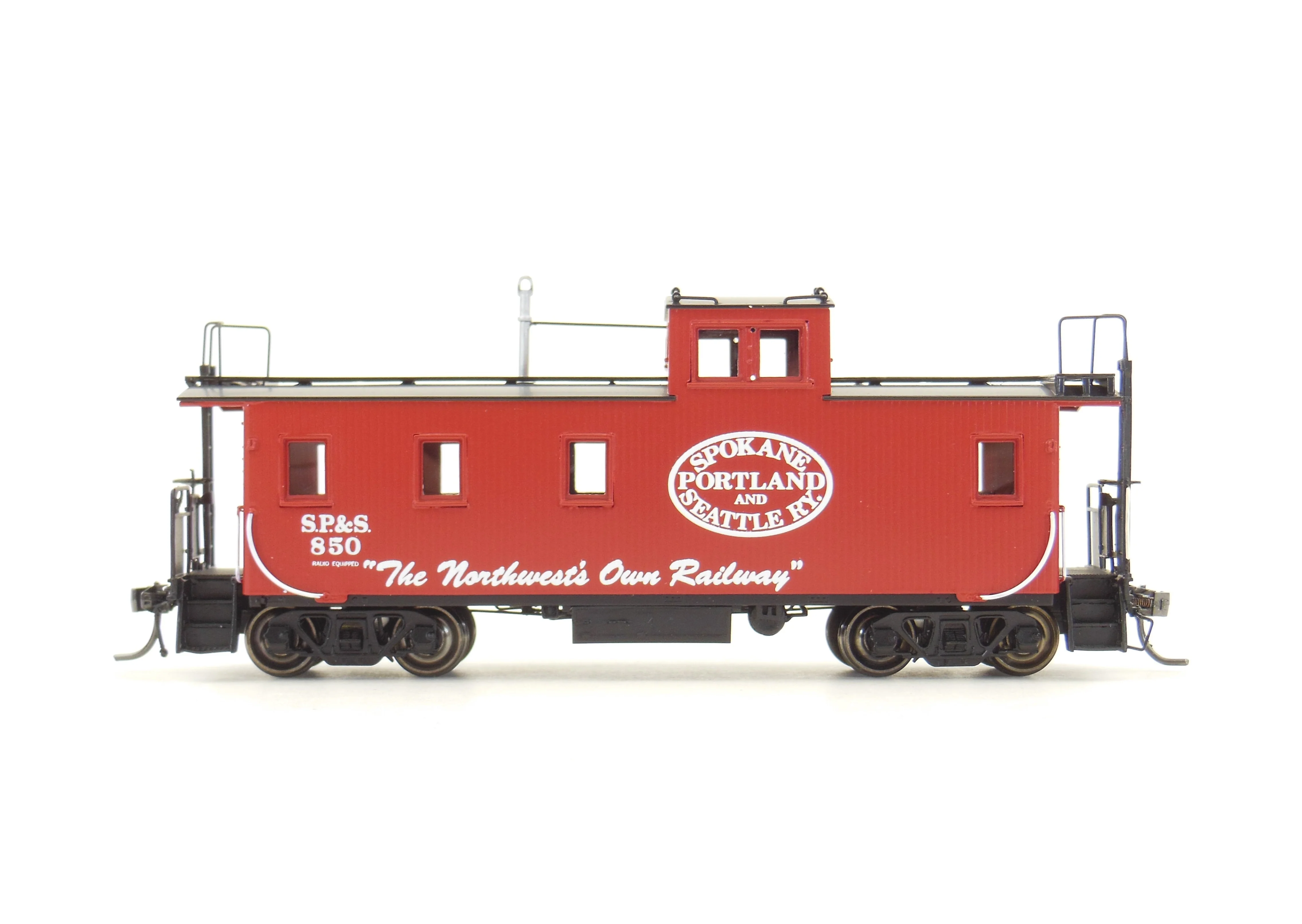 HO Brass OMI - Overland Models, Inc. SP&S 30' Wood Caboose FP #850 - Image 5
