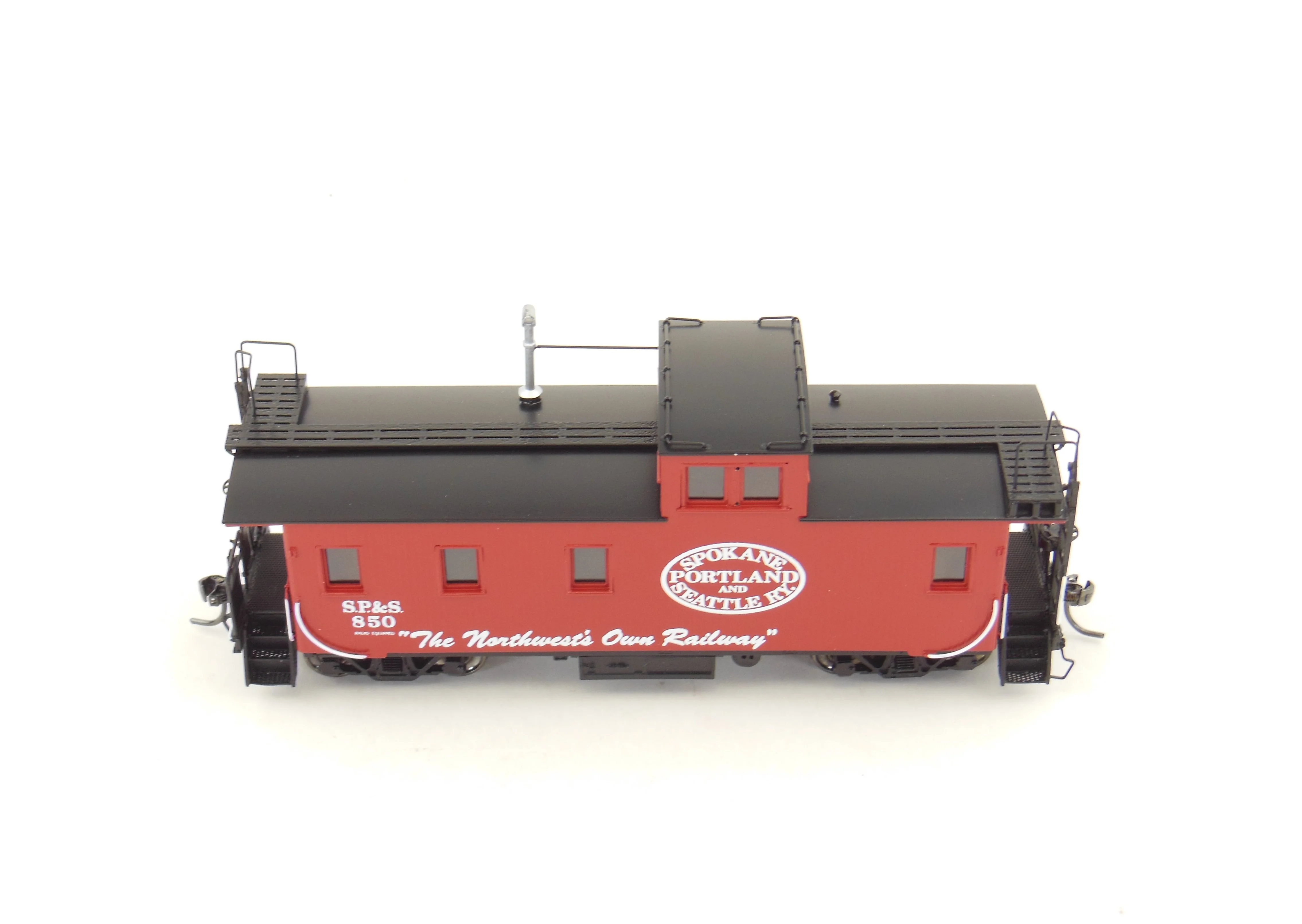 HO Brass OMI - Overland Models, Inc. SP&S 30' Wood Caboose FP #850 - Image 7