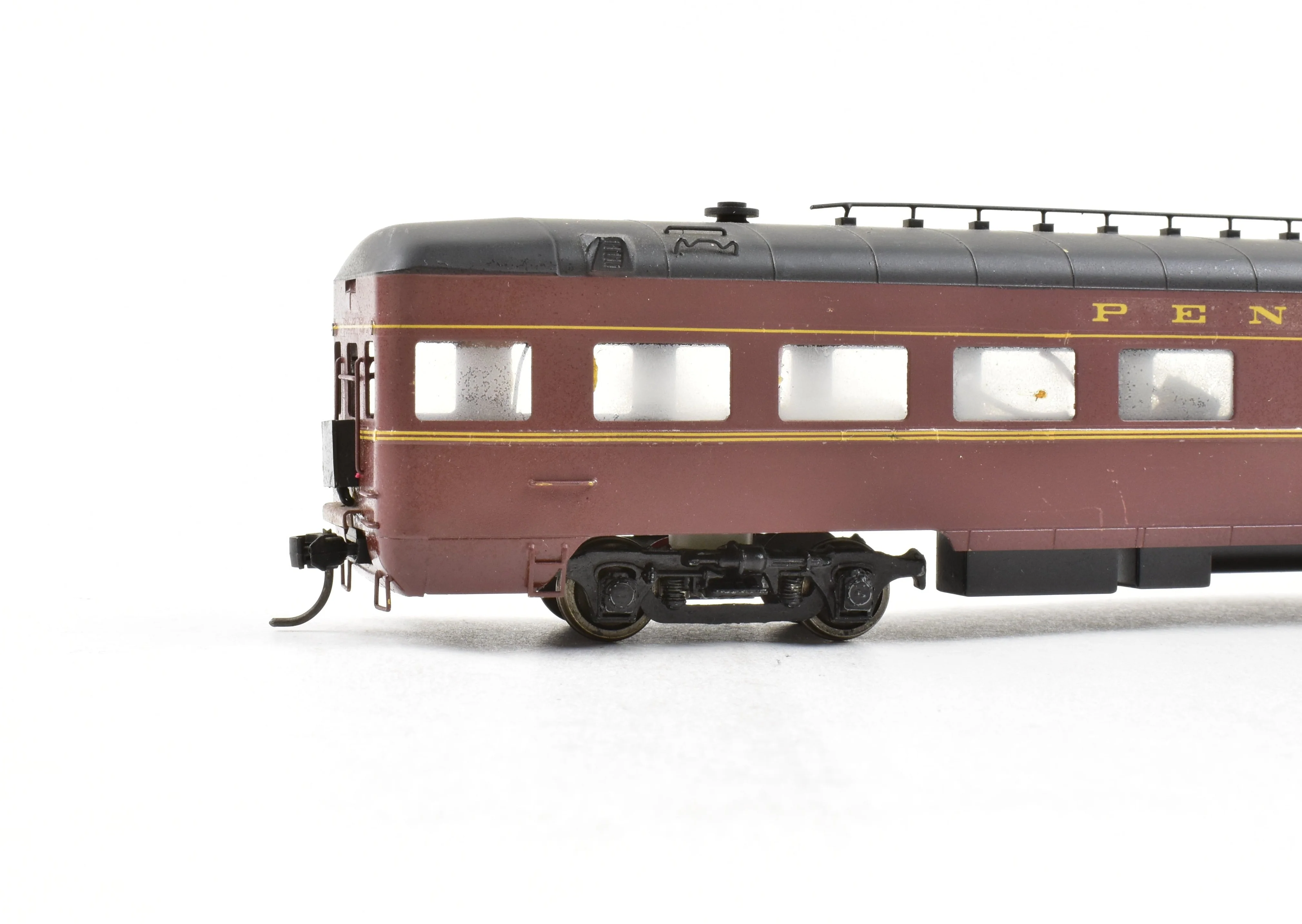 HO Brass Soho PRR - Pennsylvania Railroad View Series Observation 2MB, 1 DR, Lounge CP - Image 11