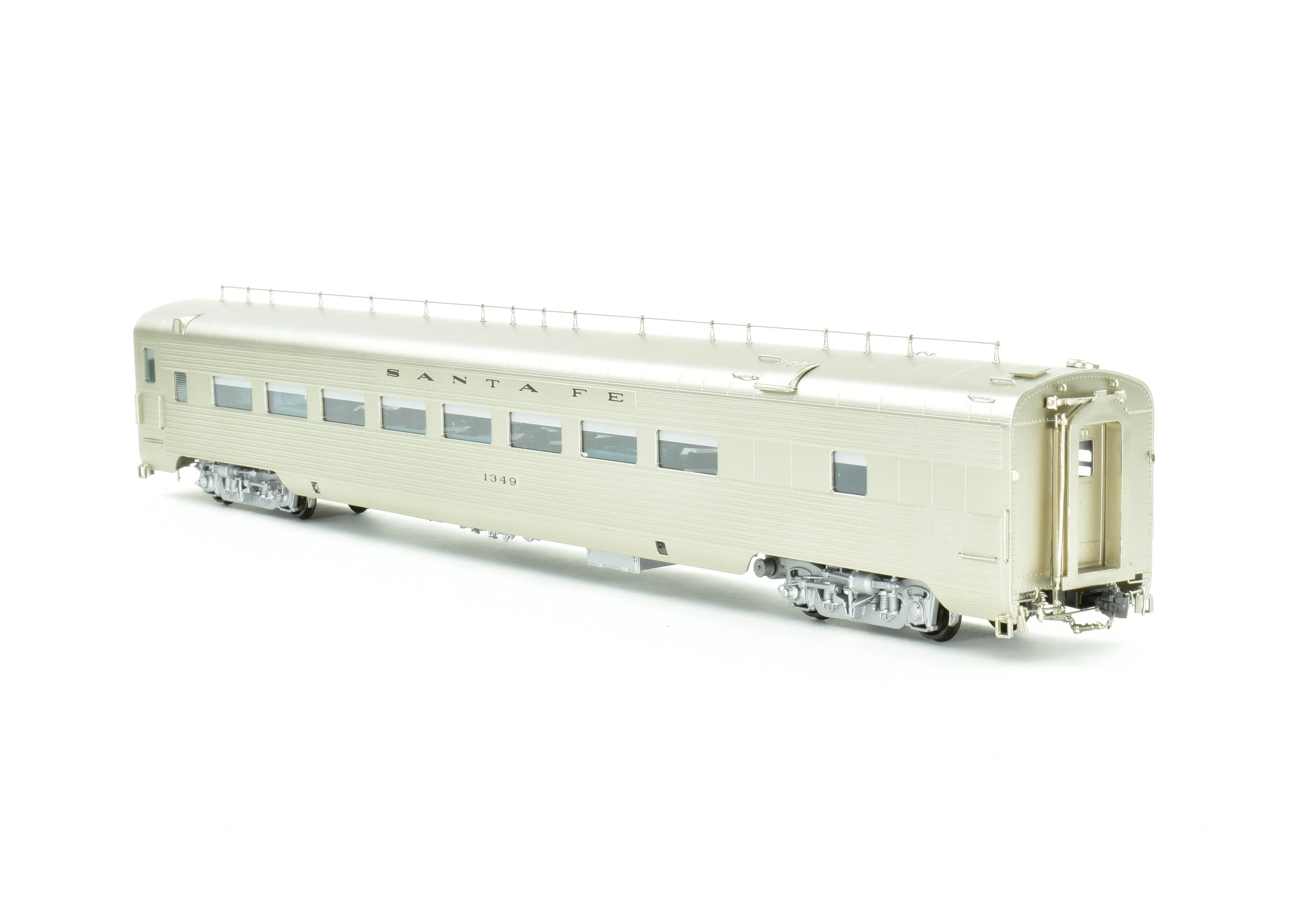 HO Brass CON TCY - The Coach Yard  No. 1209.1 ATSF - Santa Fe 1947 Pullman Lightweight Bar Lounge FP No. 1349 - Image 5