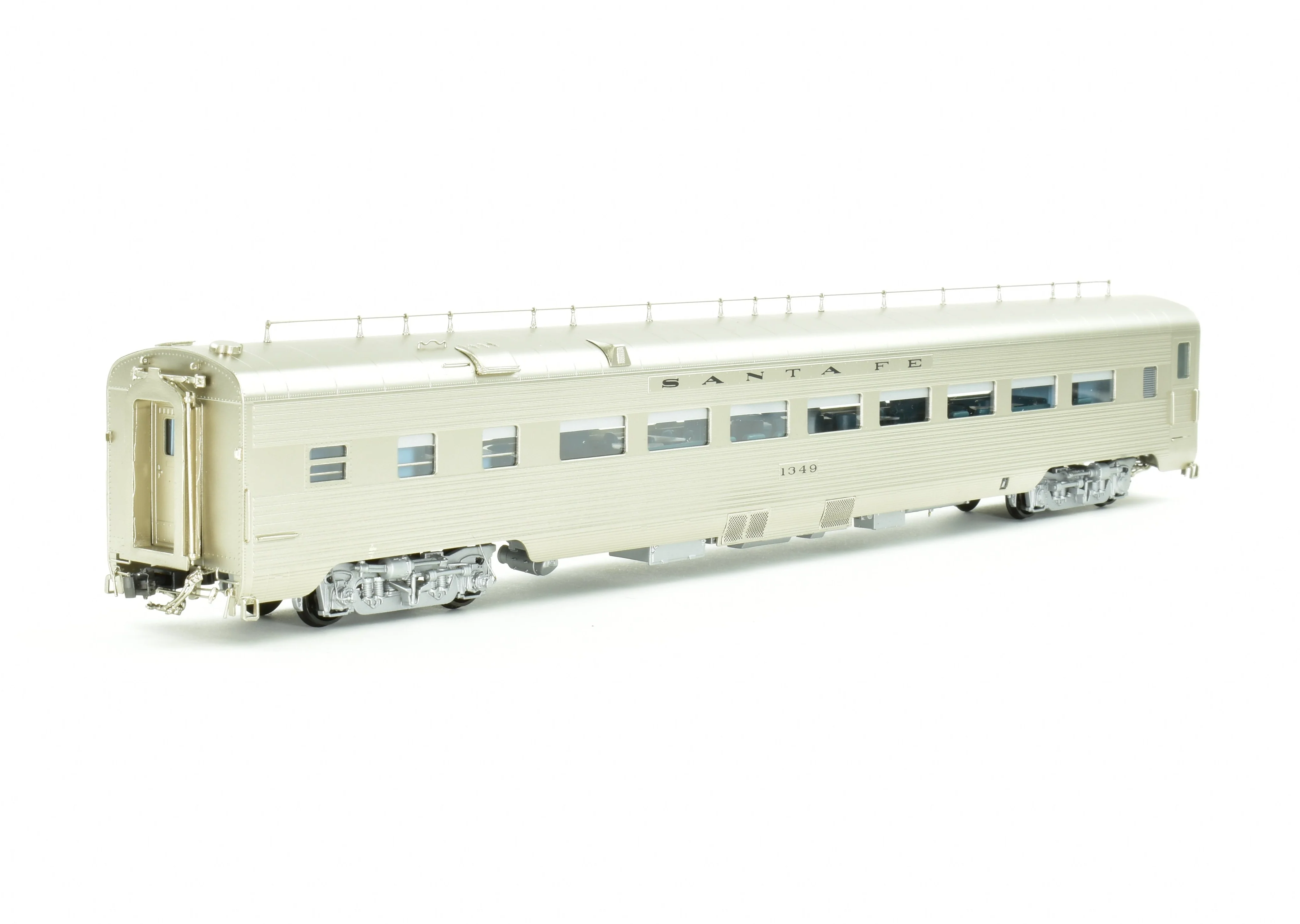 HO Brass CON TCY - The Coach Yard  No. 1209.1 ATSF - Santa Fe 1947 Pullman Lightweight Bar Lounge FP No. 1349 - Image 6