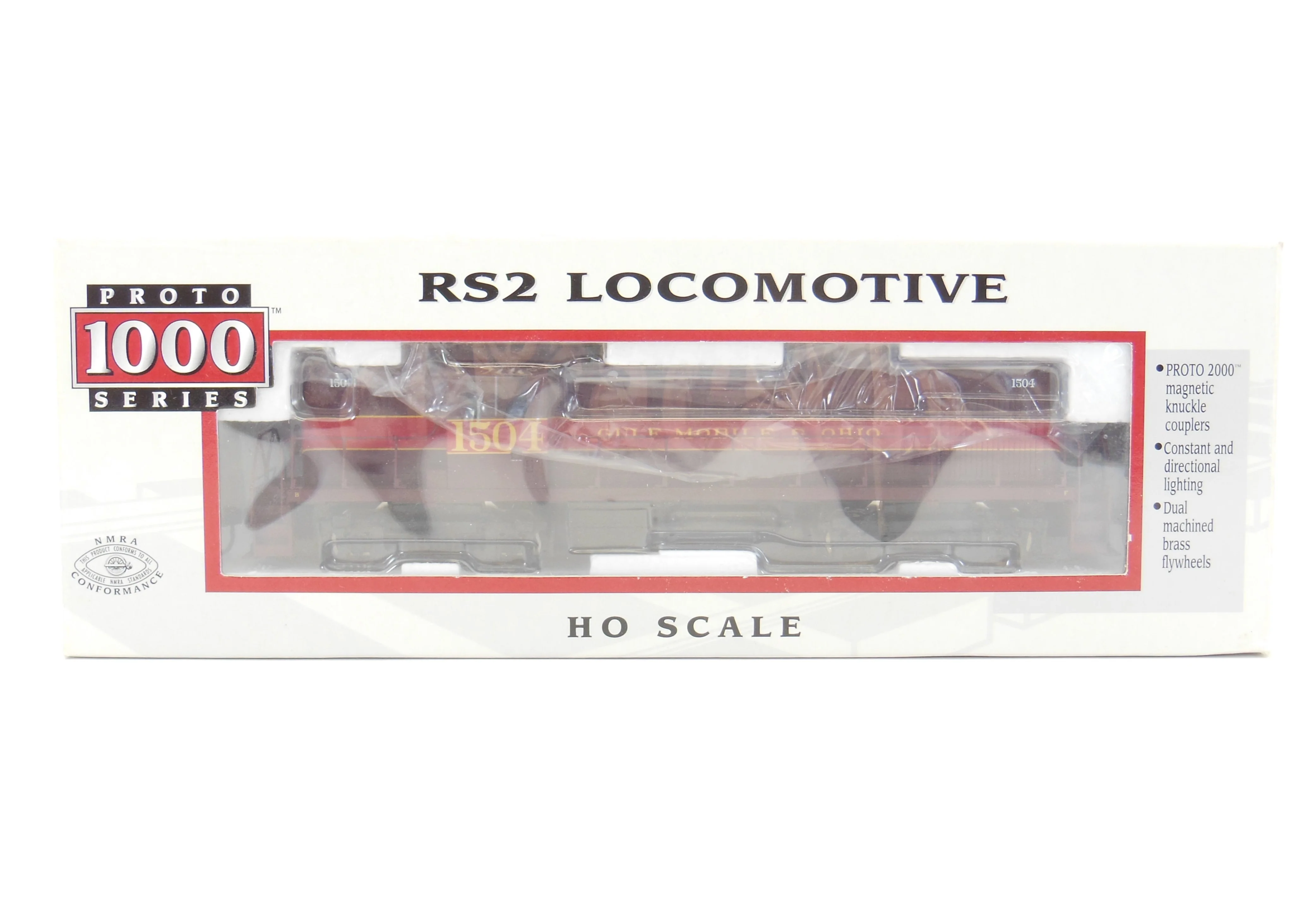 HO Life-Like Proto 1000 GM&O - Gulf Mobile & Ohio #1504 Alco RS2 Locomotive - Image 12