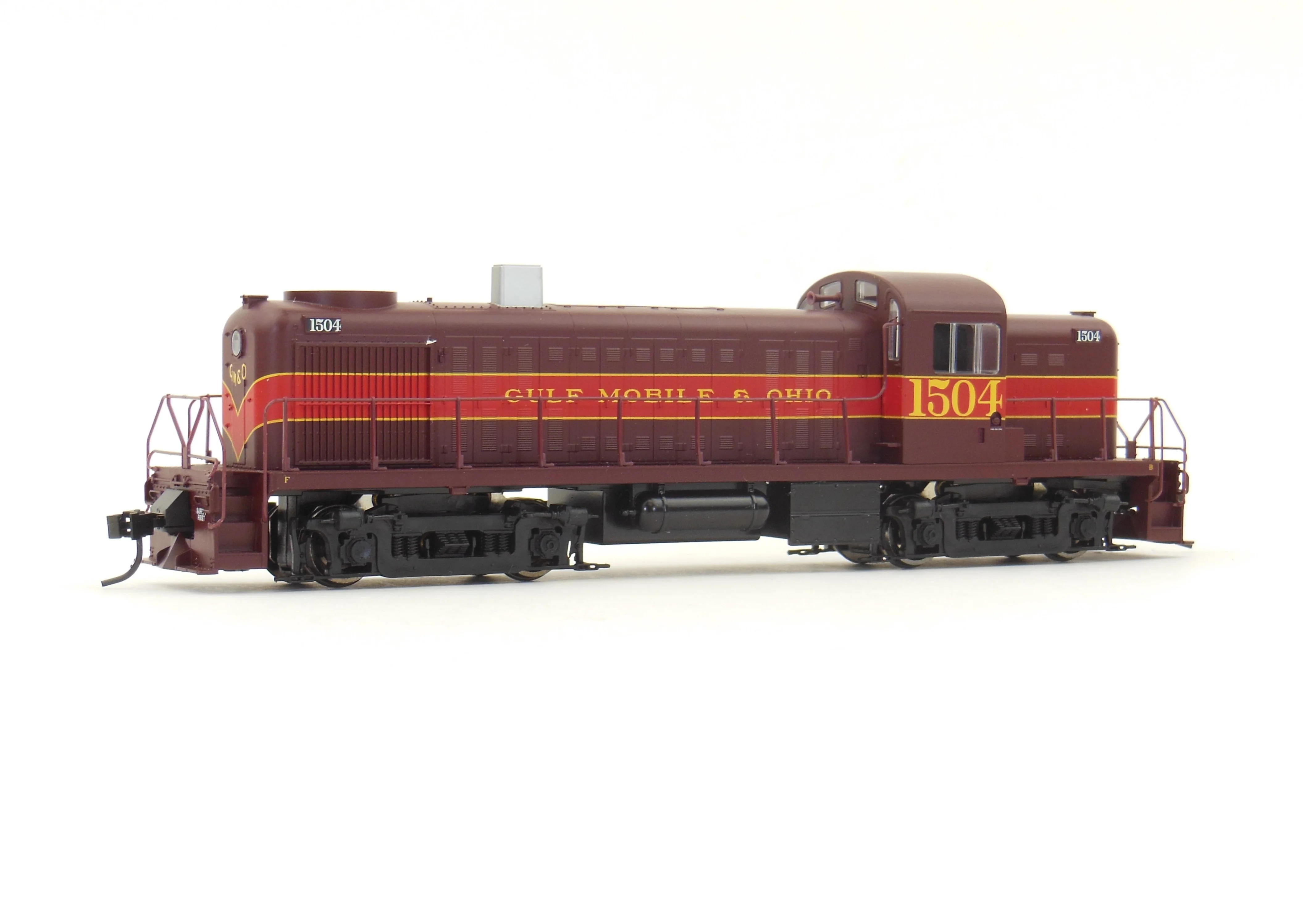 HO Life-Like Proto 1000 GM&O - Gulf Mobile & Ohio #1504 Alco RS2 Locomotive - Image 6