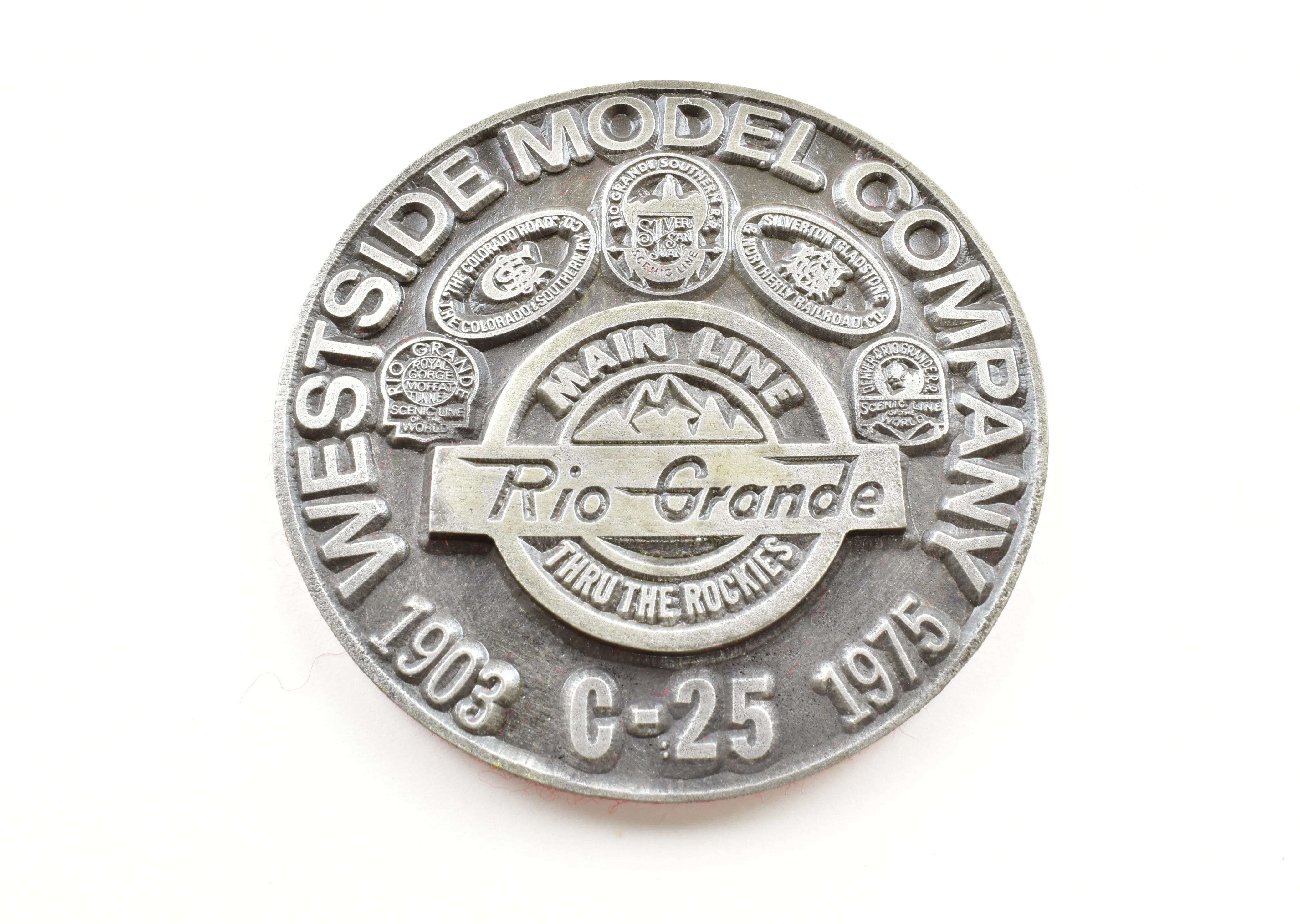 HOn3 Brass Westside Model Co. D&RGW - Denver & Rio Grande Western C-25 2-8-0 #375 - Image 21