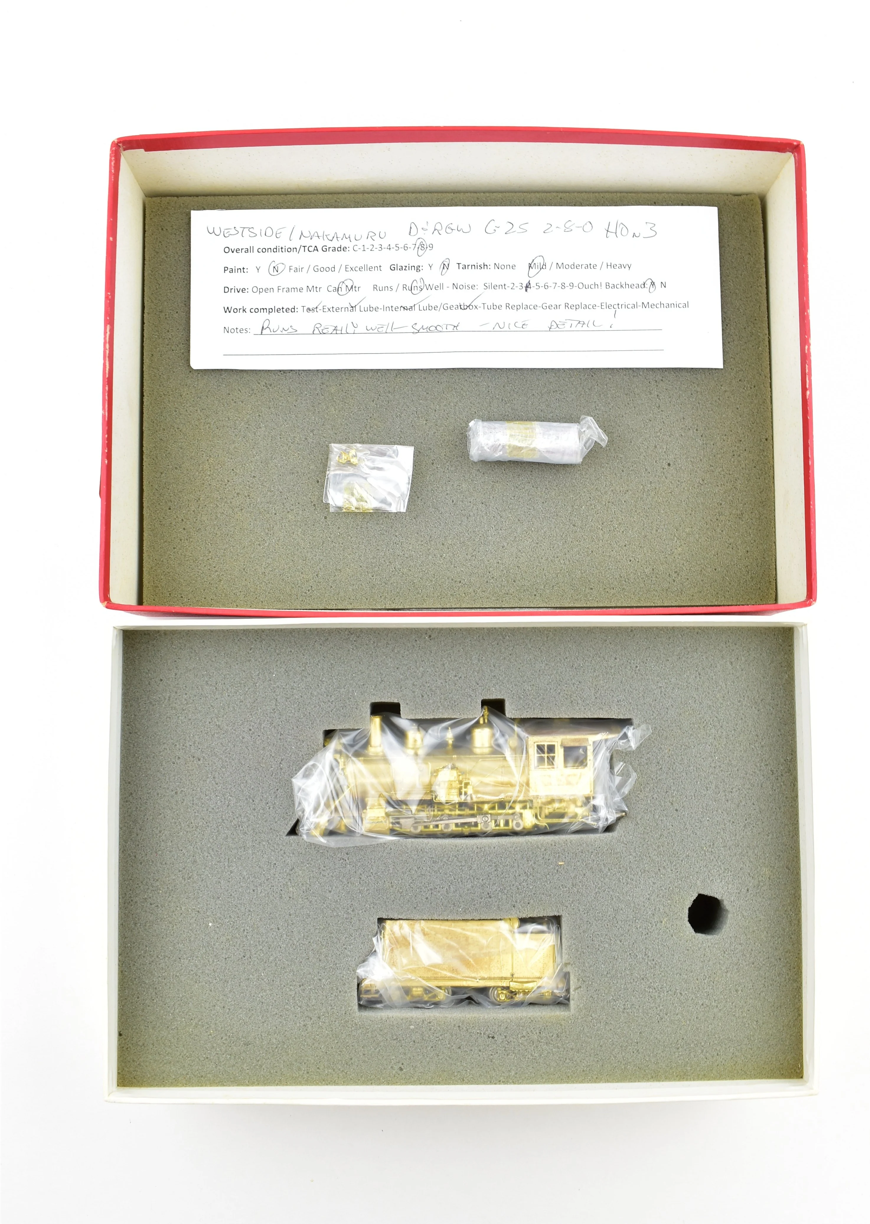 HOn3 Brass Westside Model Co. D&RGW - Denver & Rio Grande Western C-25 2-8-0 #375 - Image 23