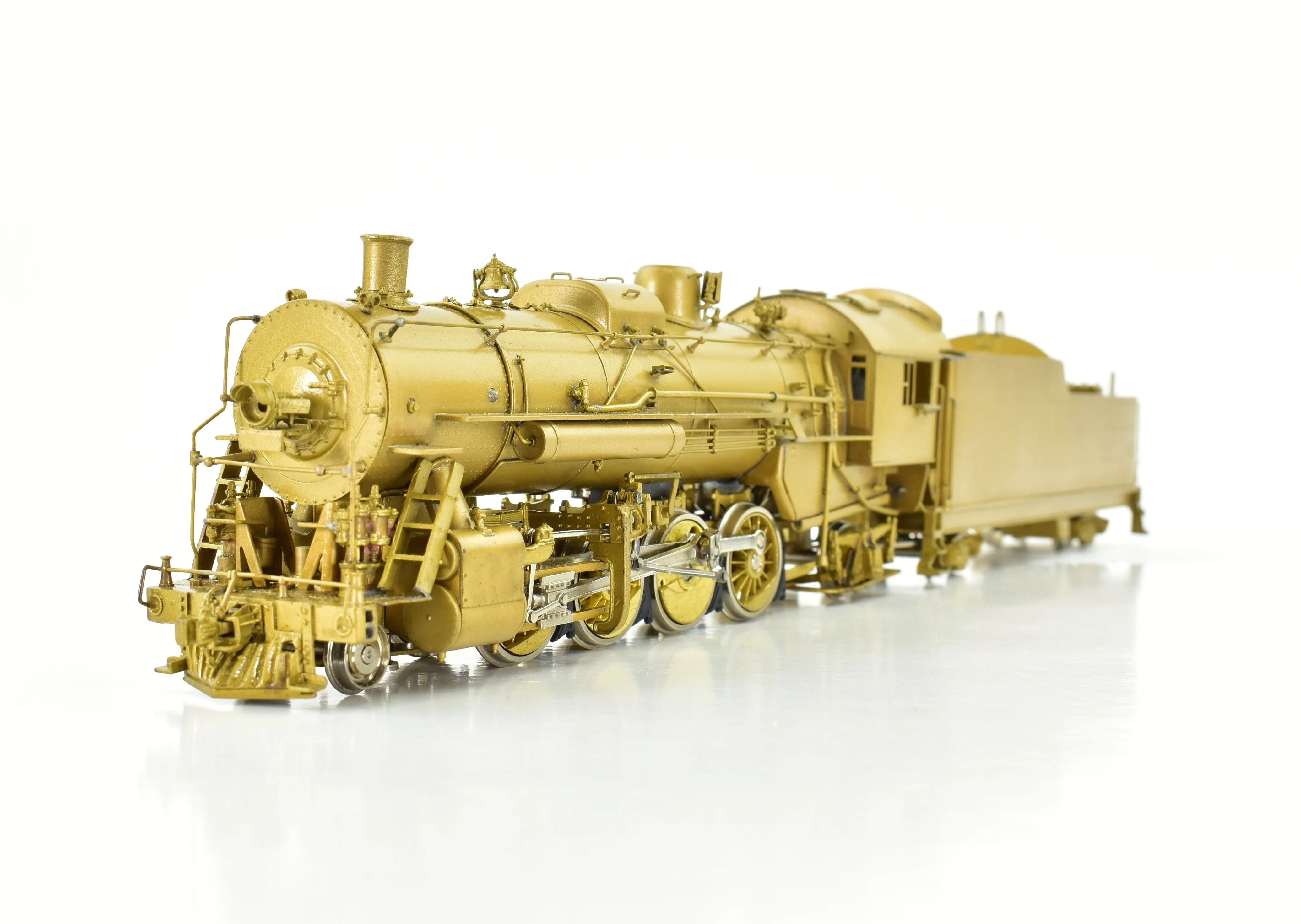 HO Brass Alco Models IC - Illinois Central  2-8-2 Mikado with Rebuilt Drive - Image 4