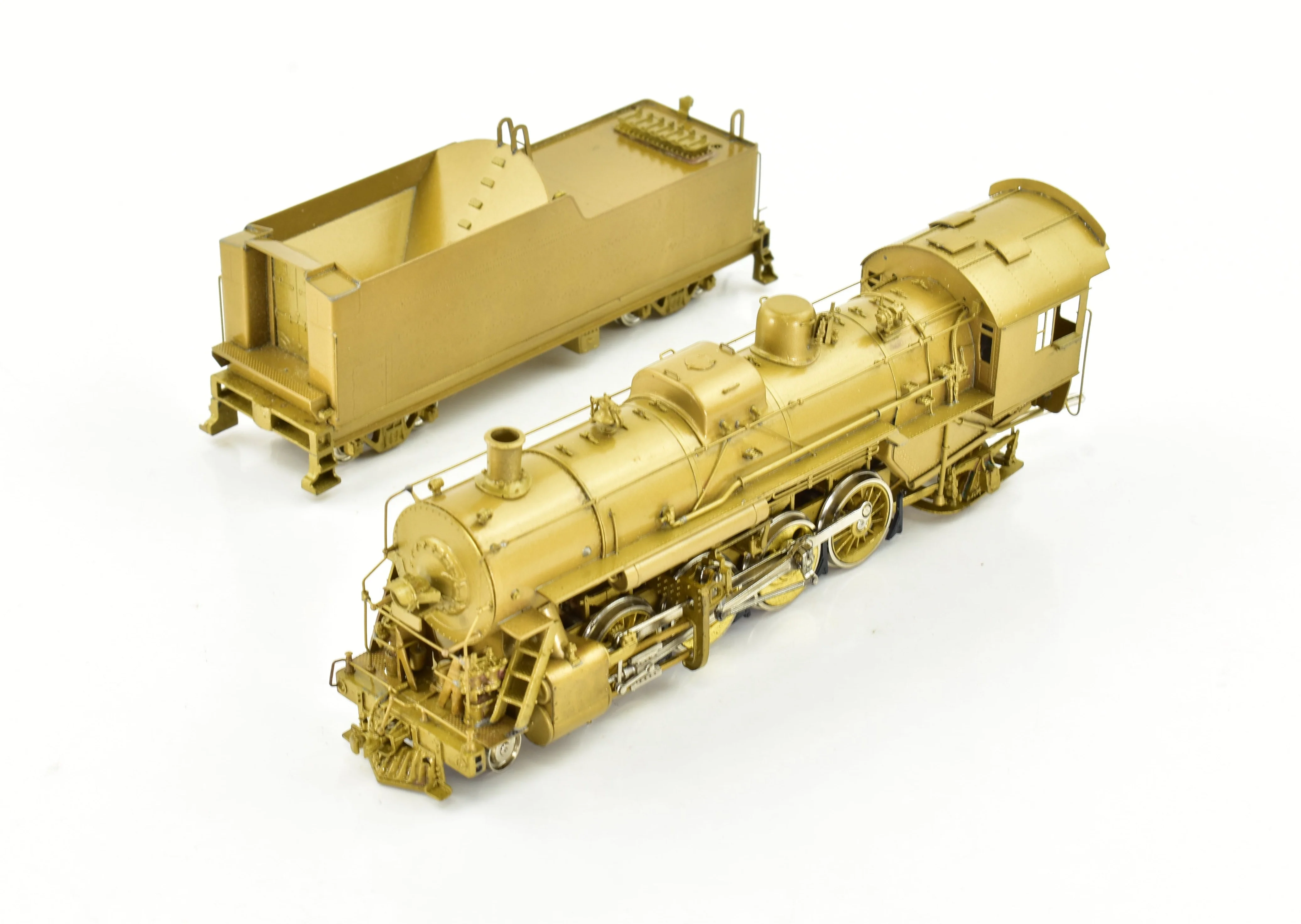 HO Brass Alco Models IC - Illinois Central  2-8-2 Mikado with Rebuilt Drive - Image 8