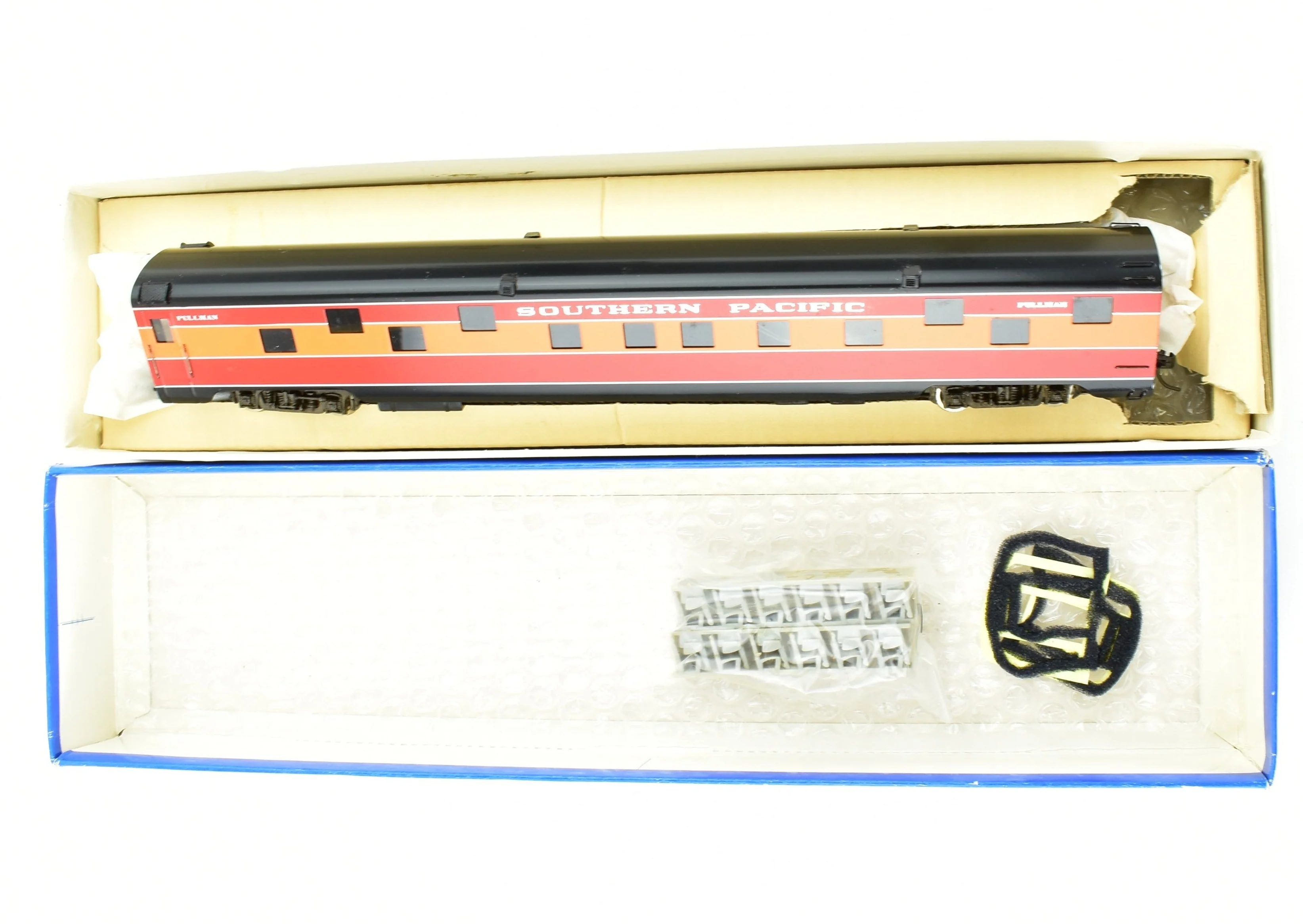 HO Brass Balboa SP - Southern Pacific "Daylight" Pullman Factory Painted - Image 12