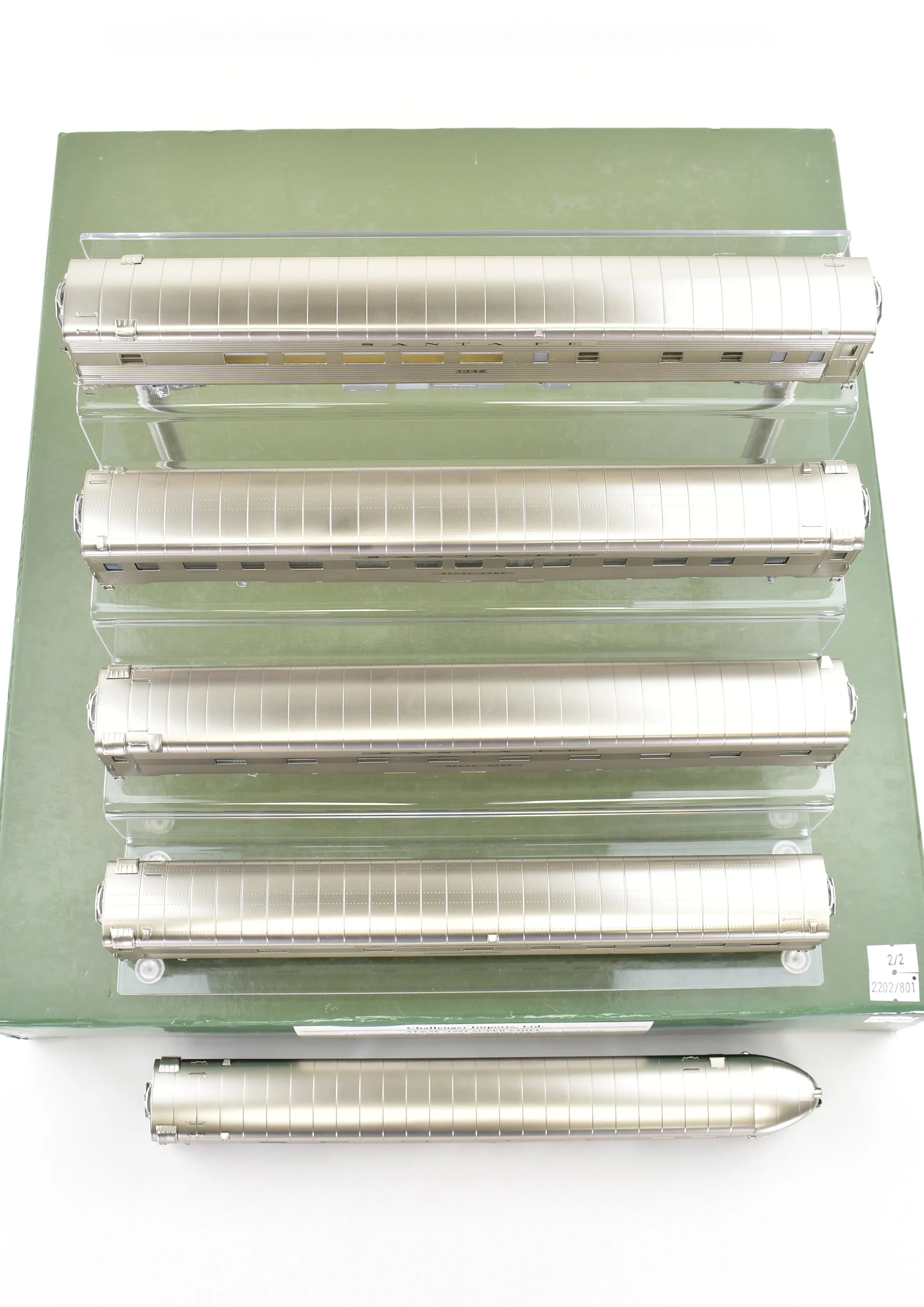 HO Brass CON CIL - Challenger Imports ATSF - Santa Fe 1951 Super Chief 10 Car Set AS-IS - Image 27