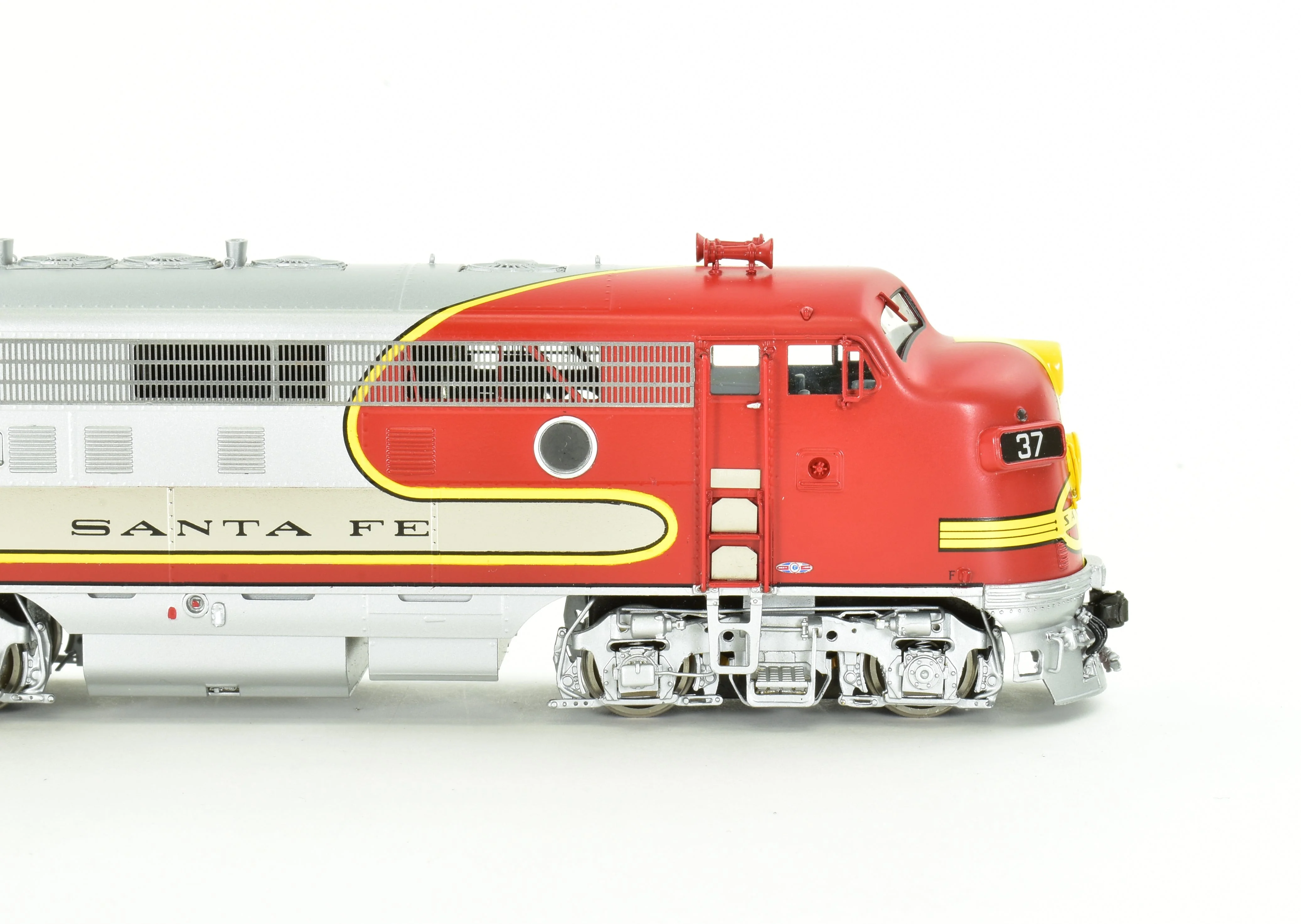 HO Brass CON CIL - Challenger Imports ATSF - Santa Fe Passenger Service EMD F7 A/B/B/A Set FP & Plated - Image 16