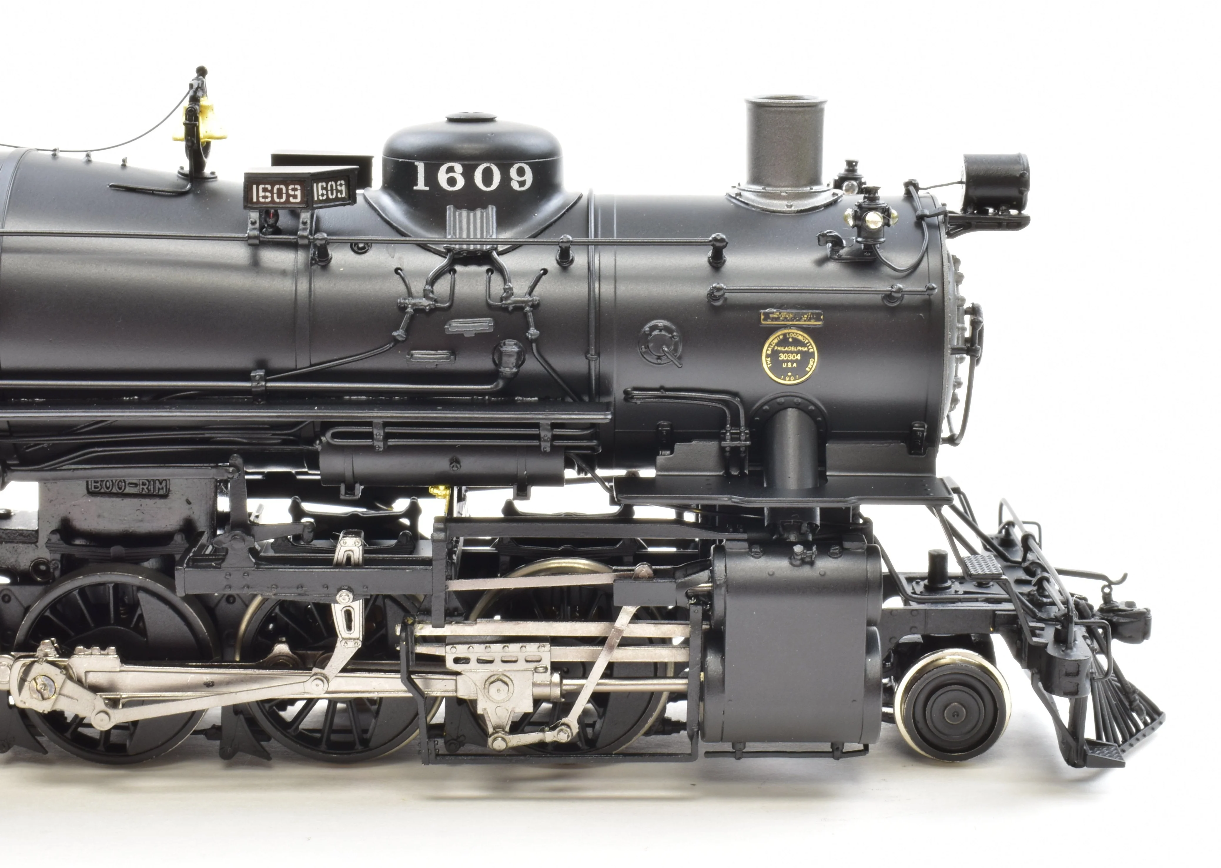 HO Brass CON DVP - Division Point ATSF - Santa Fe 2-10-2 Factory Painted #1609 - Image 15