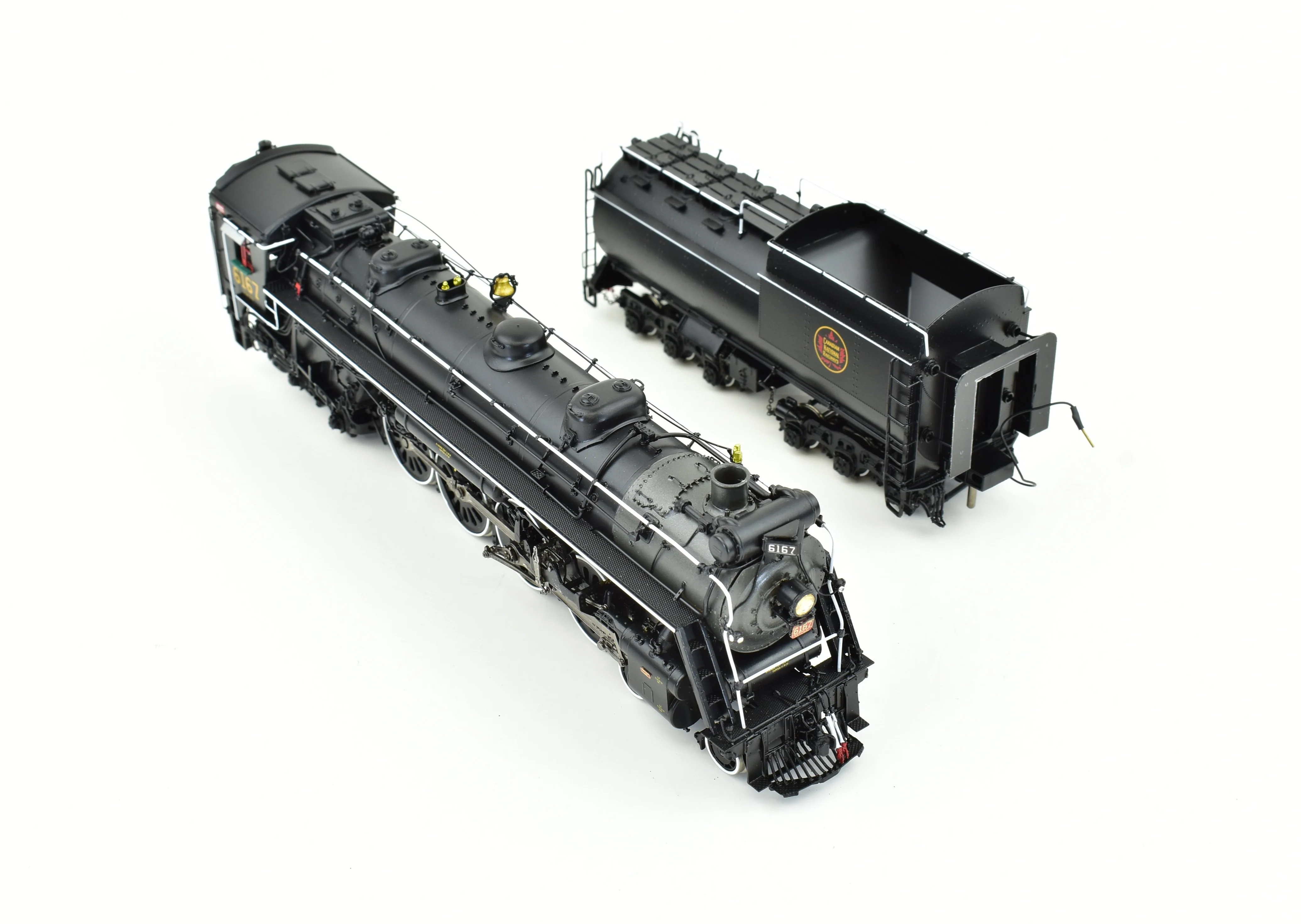 HO Brass CON DVP - Division Point CNR - Canadian National Railway Class U-2-e  4-8-4 FP #6167 - Image 5