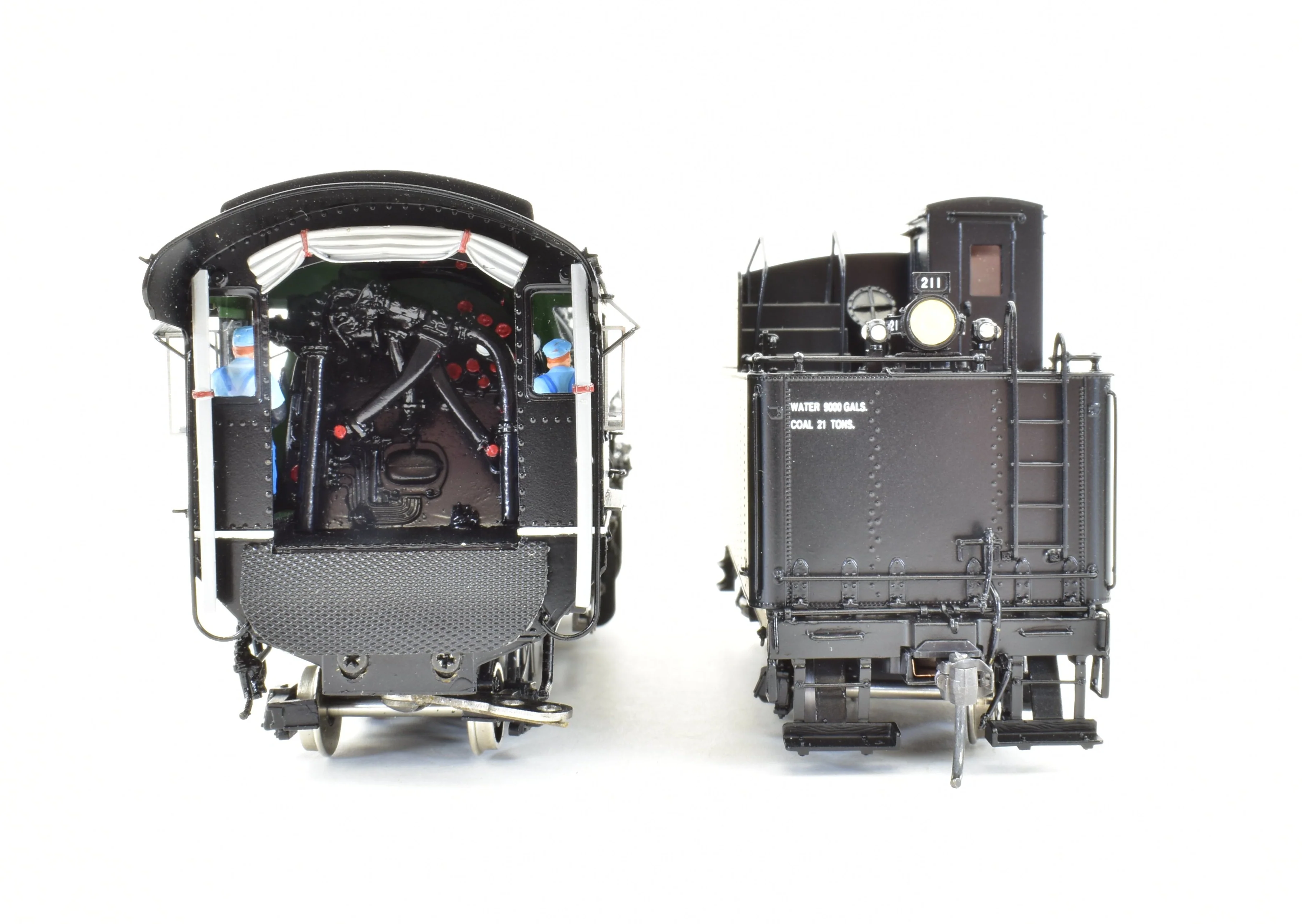 HO Brass CON DVP - Division Point DM&IR - Duluth Missabe & Iron Range Class M-2s 2-8-8-2 #211 Grey Boiler Scheme FP - Image 12