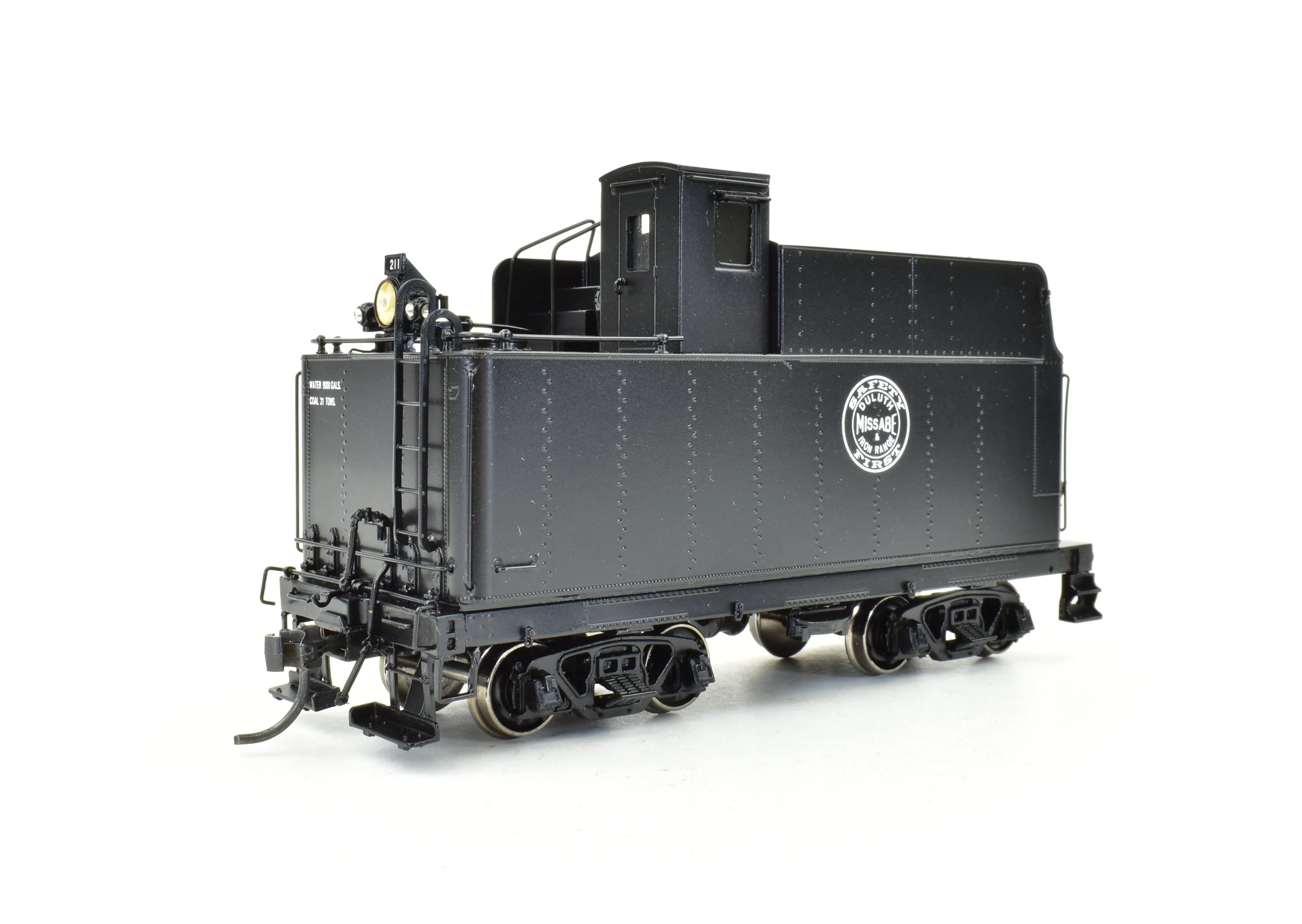 HO Brass CON DVP - Division Point DM&IR - Duluth Missabe & Iron Range Class M-2s 2-8-8-2 #211 Grey Boiler Scheme FP - Image 21