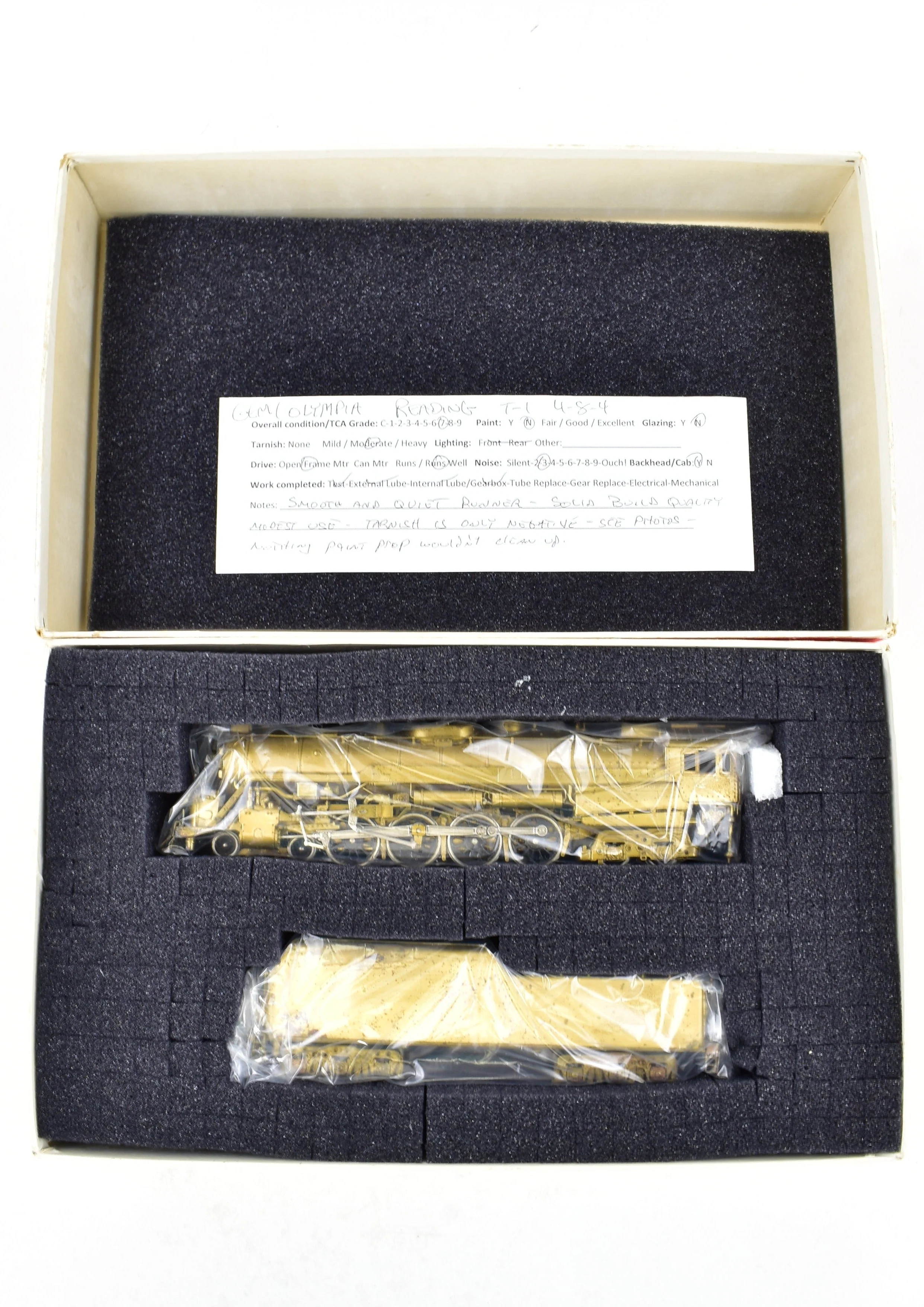 HO Brass CON Gem Models RDG - Reading Class T-1 4-8-4 Ruby Series Model 42 of 50 - Image 25