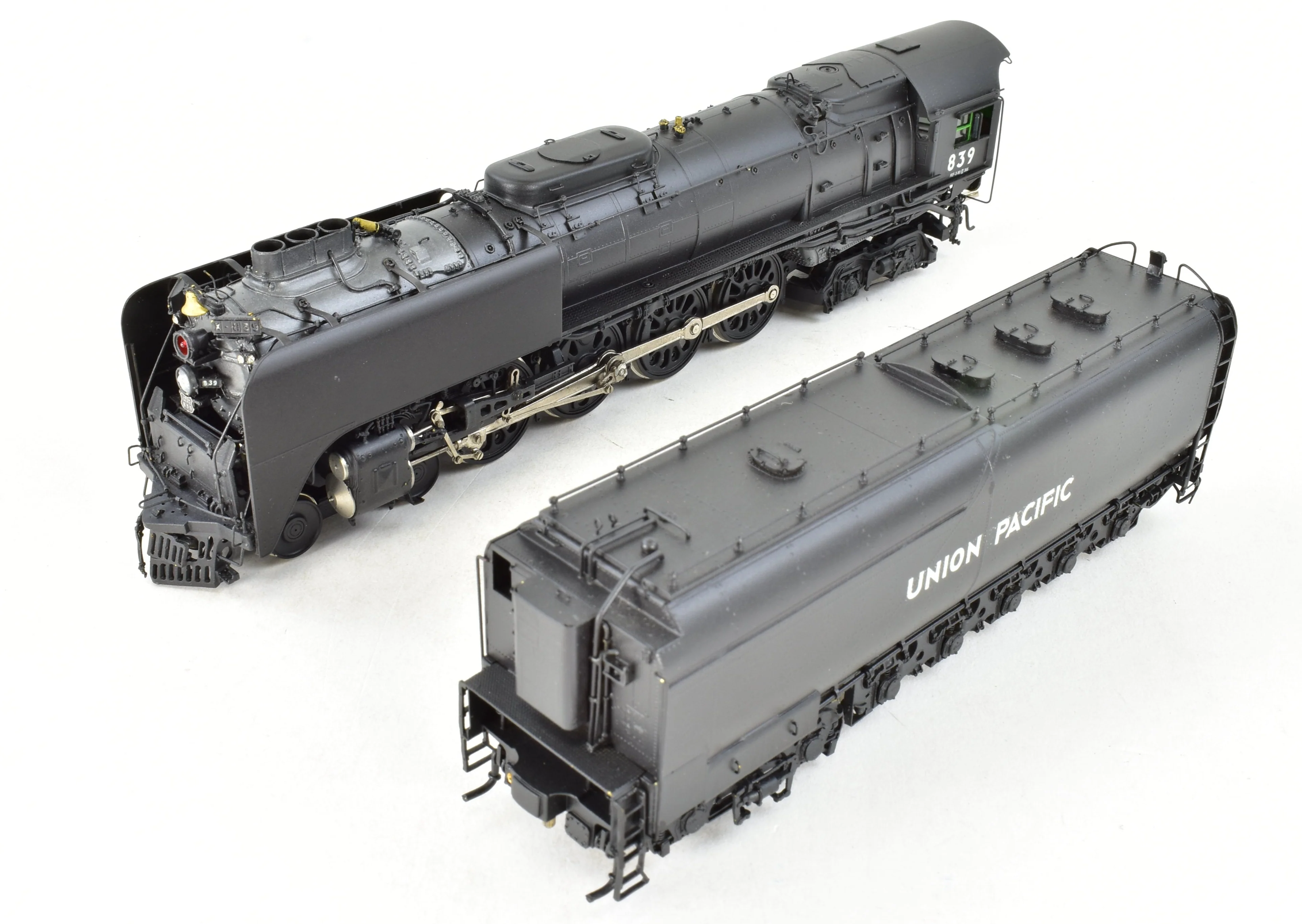 HO Brass CON OMI - Overland Models Inc. UP - Union Pacific FEF-3 4-8-4 Custom Painted No. 839 With Triple Stack - Image 10