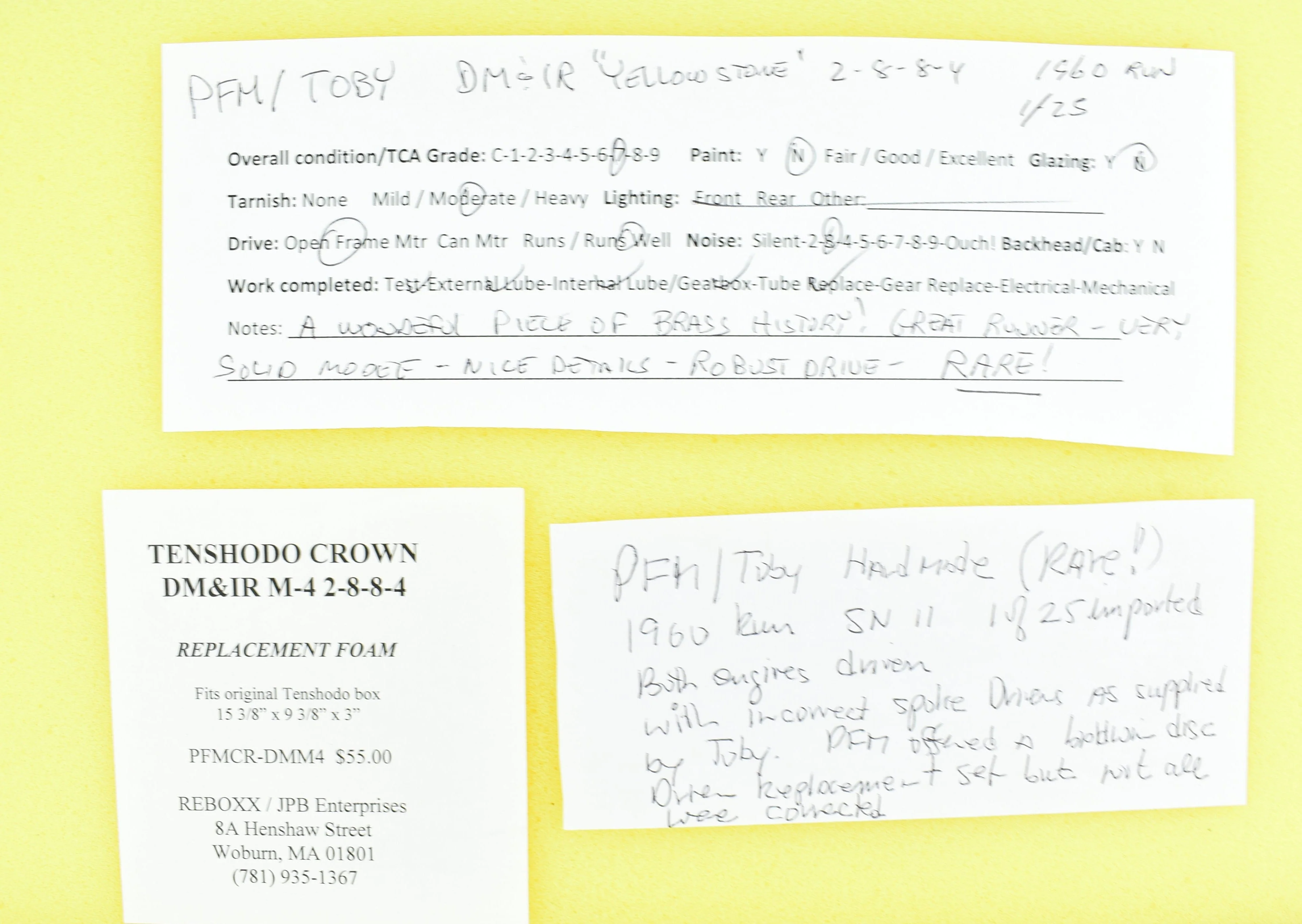 HO Brass CON PFM - Toby DM&IR - Duluth, Missabe, & Iron Range 2-8-8-4 Yellowstone Handbuilt 1960 Run - Image 23