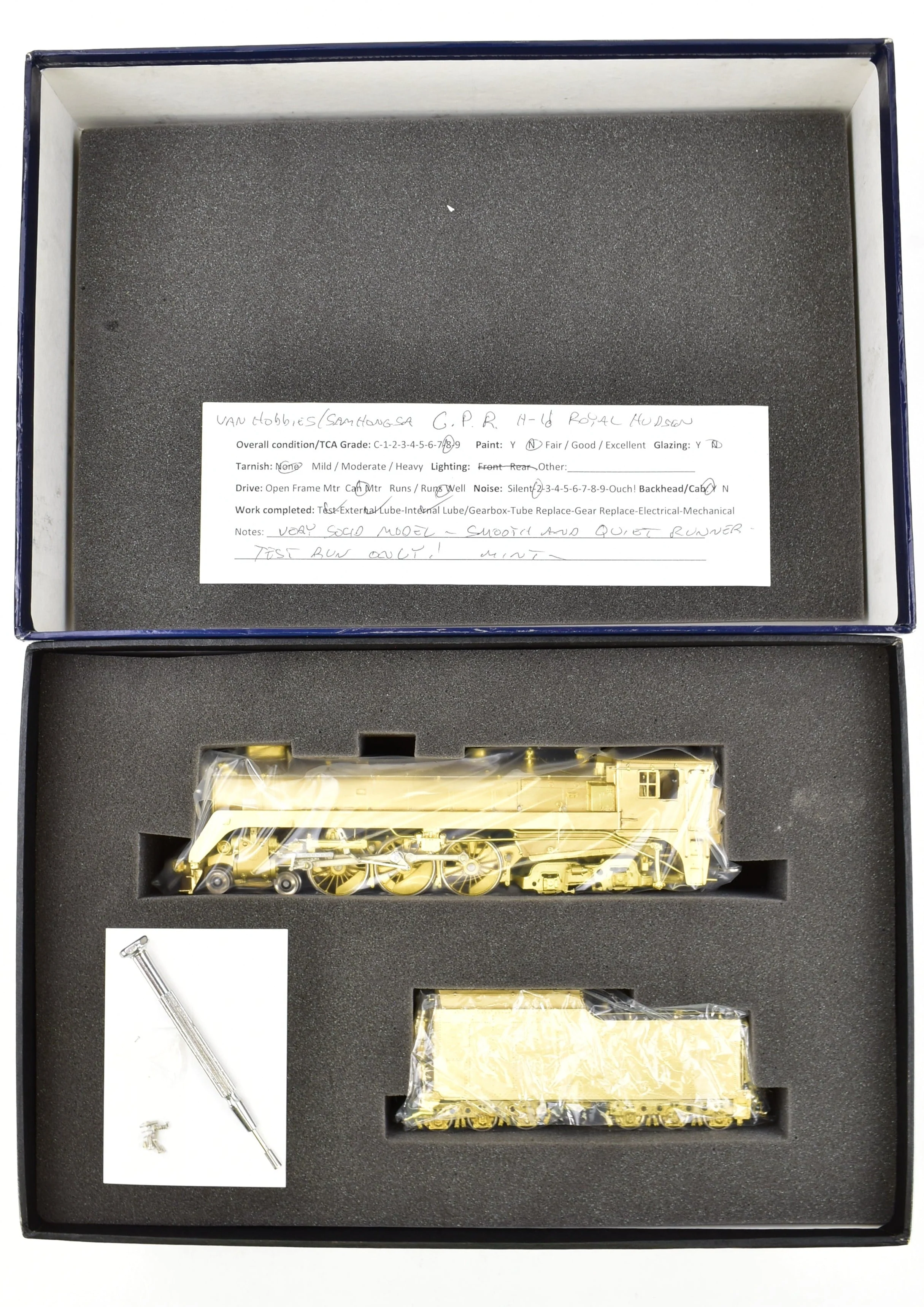 HO Brass CON PFM - Van Hobbies CPR - Canadian Pacific Railway 4-6-4 Class H1d Royal Hudson - Image 24