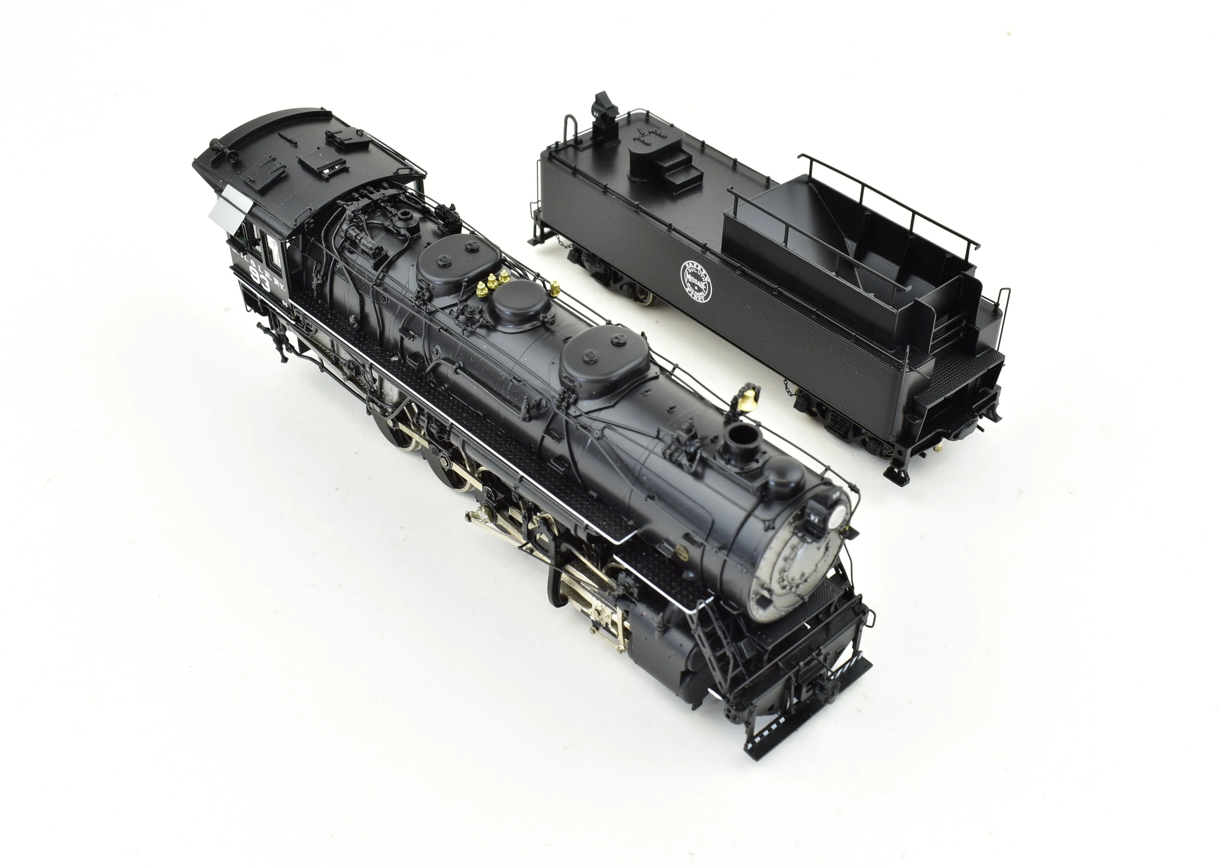 HO Brass CON PSC - Precision Scale Co. DM&IR S-6 0-10-0 Factory Painted #93 - Image 4