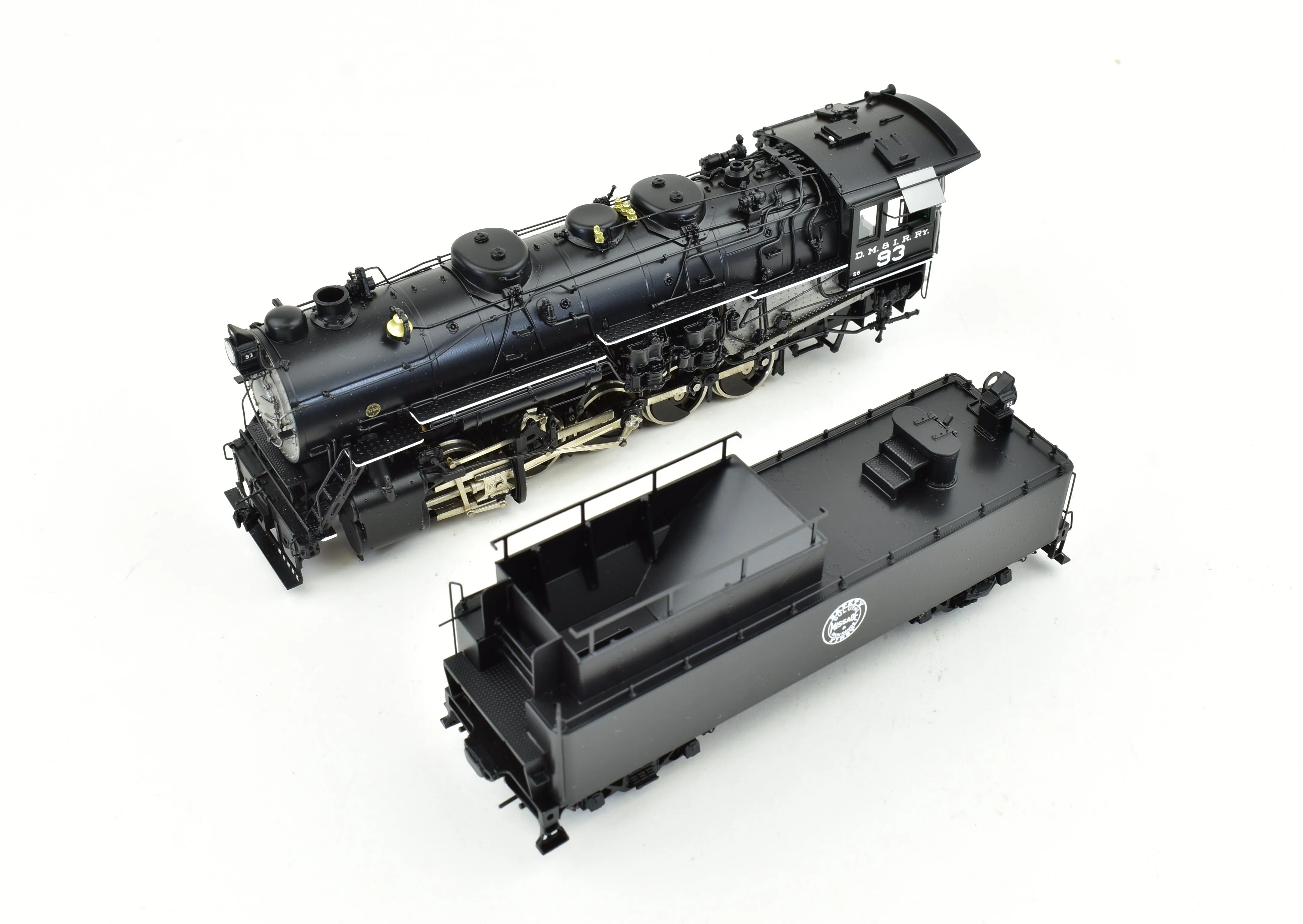 HO Brass CON PSC - Precision Scale Co. DM&IR S-6 0-10-0 Factory Painted #93 - Image 5