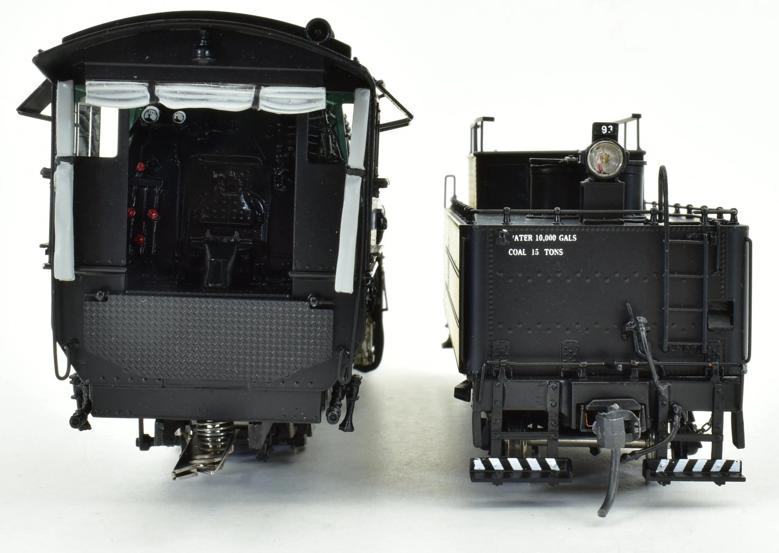 HO Brass CON PSC - Precision Scale Co. DM&IR S-6 0-10-0 Factory Painted #93 - Image 8