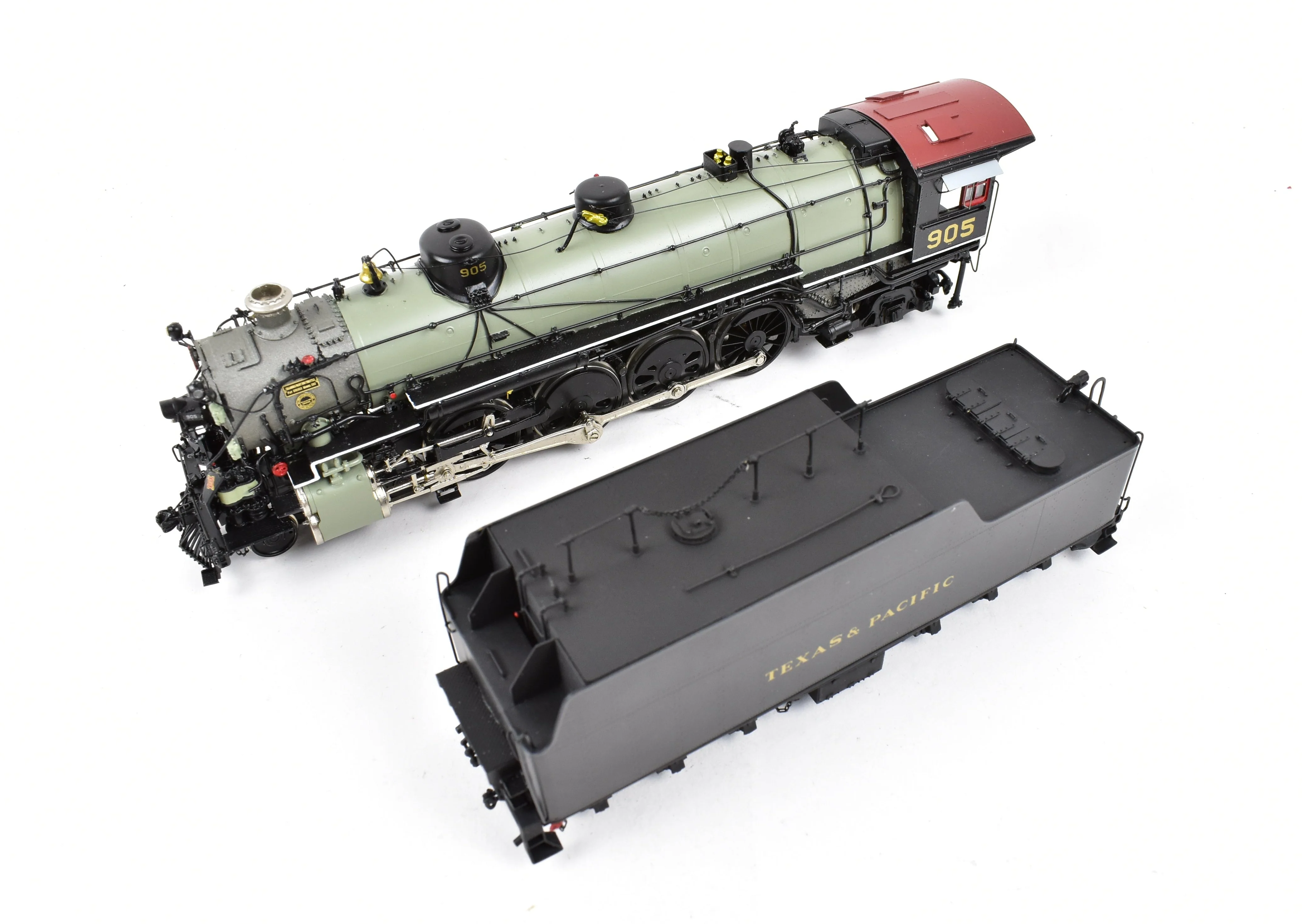 HO Brass CON PSC - Precision Scale Co. T&P - Texas & Pacific M-2 4-8-2 FP No. 905 - Image 6