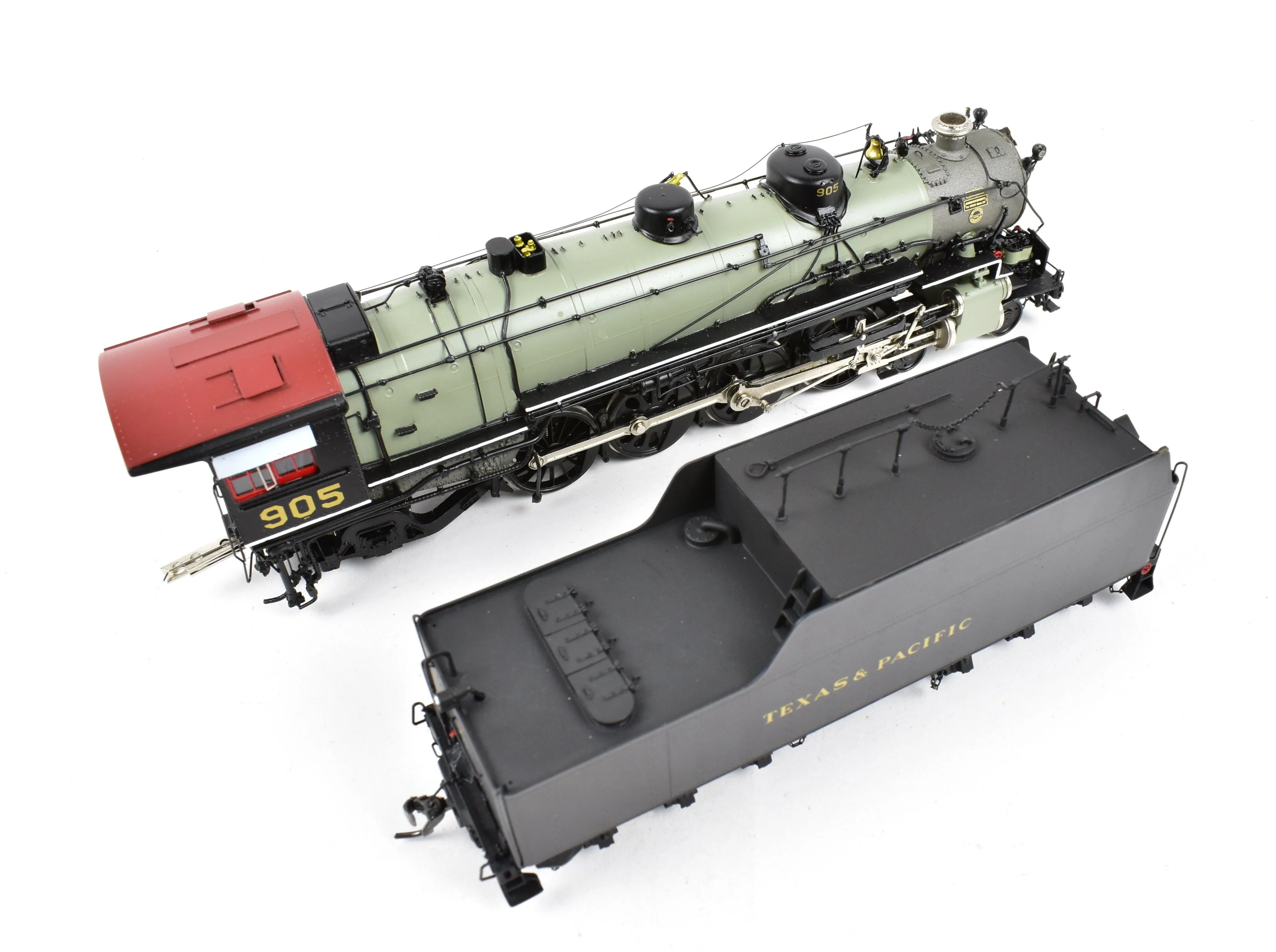 HO Brass CON PSC - Precision Scale Co. T&P - Texas & Pacific M-2 4-8-2 FP No. 905 - Image 8