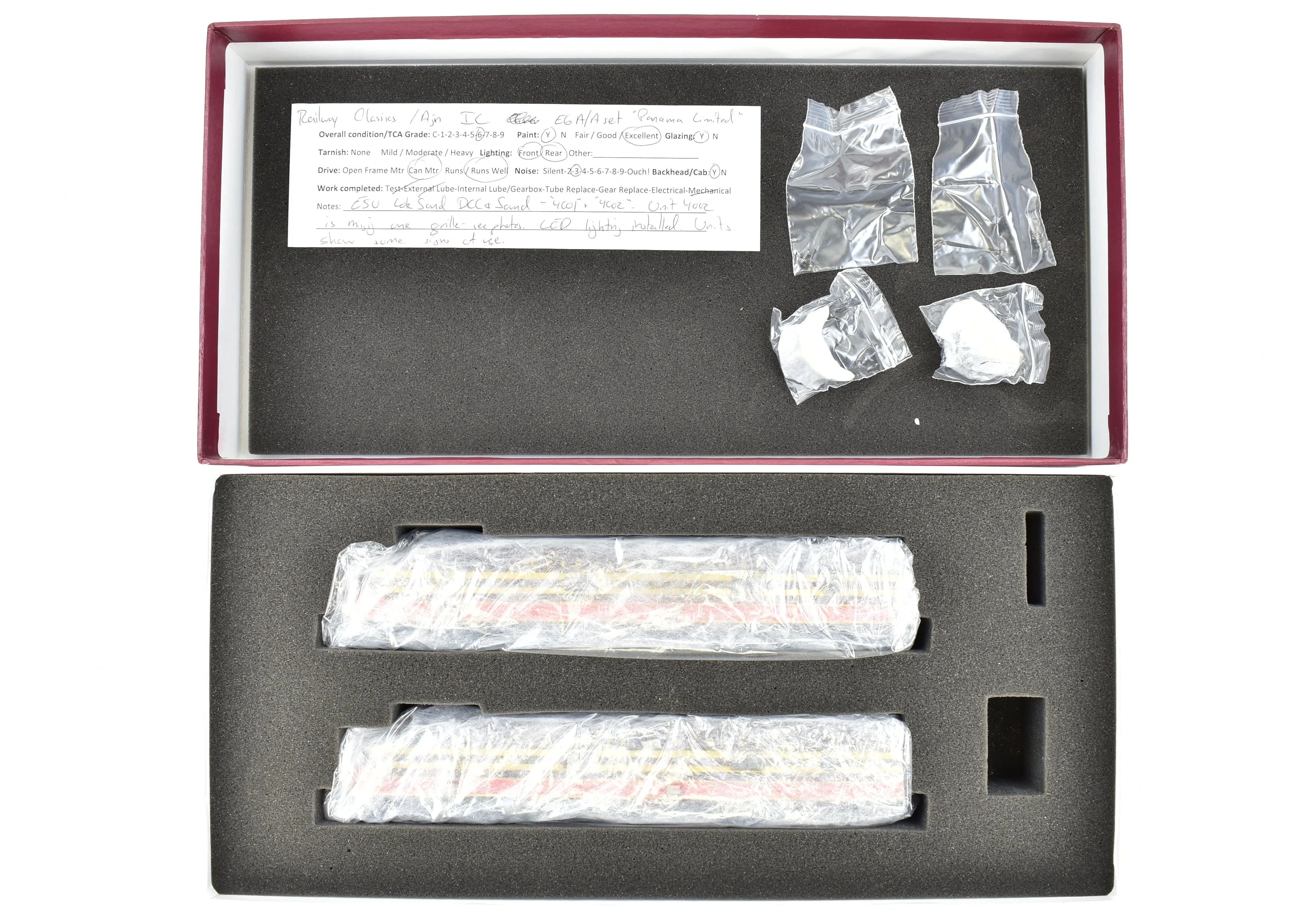 HO Brass CON Railway Classics IC - Illinois Central EMD E6AA Set 1942 "Panama Limited" F/P With ESU DCC & Sound - Image 28