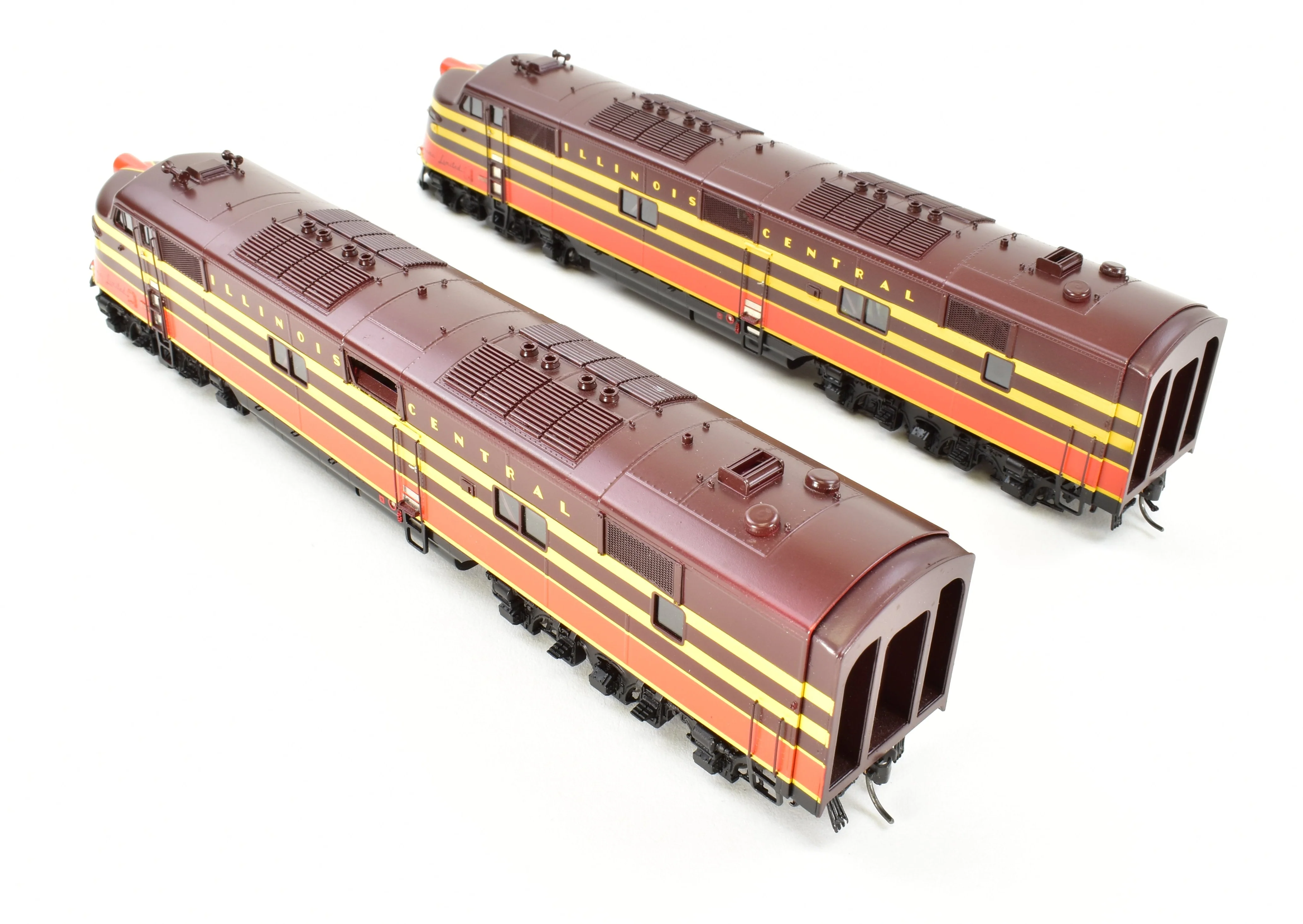 HO Brass CON Railway Classics IC - Illinois Central EMD E6AA Set 1942 "Panama Limited" F/P With ESU DCC & Sound - Image 5