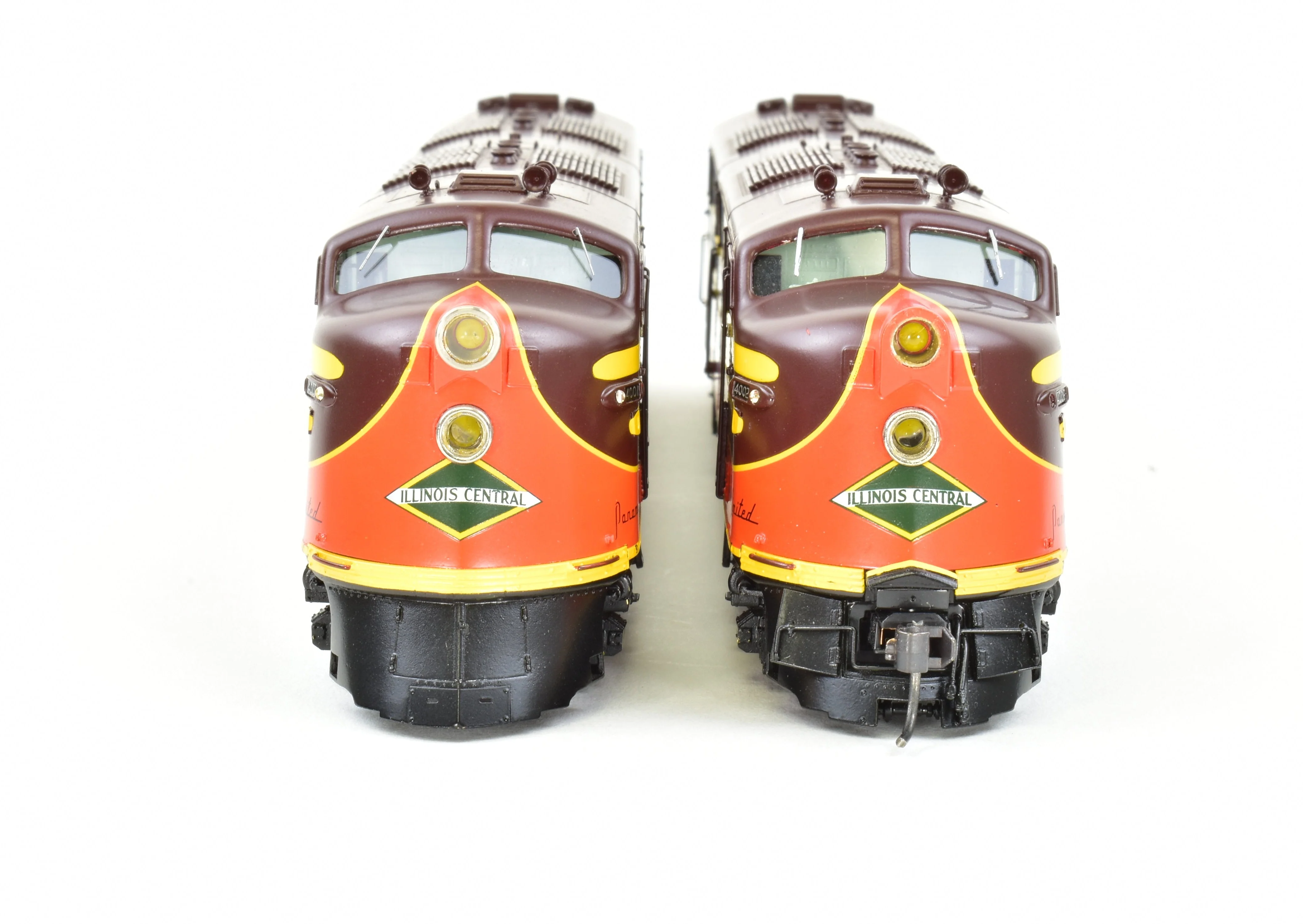 HO Brass CON Railway Classics IC - Illinois Central EMD E6AA Set 1942 "Panama Limited" F/P With ESU DCC & Sound - Image 8