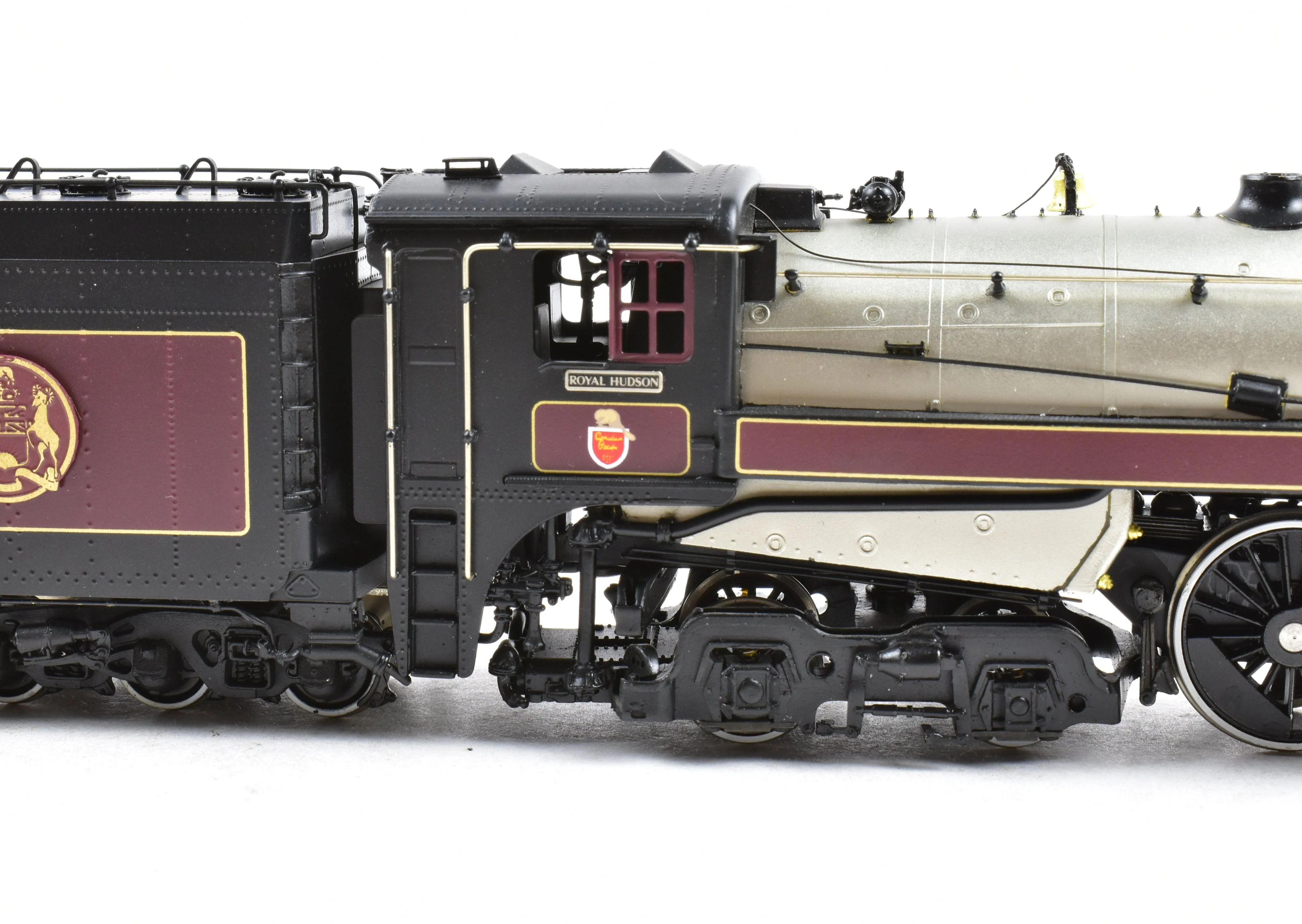 HO Brass CON Van Hobbies B.C.R. - British Columbia Railway 4-6-4 Class H1e Royal Hudson Factory Panted No. 2860 - Image 17
