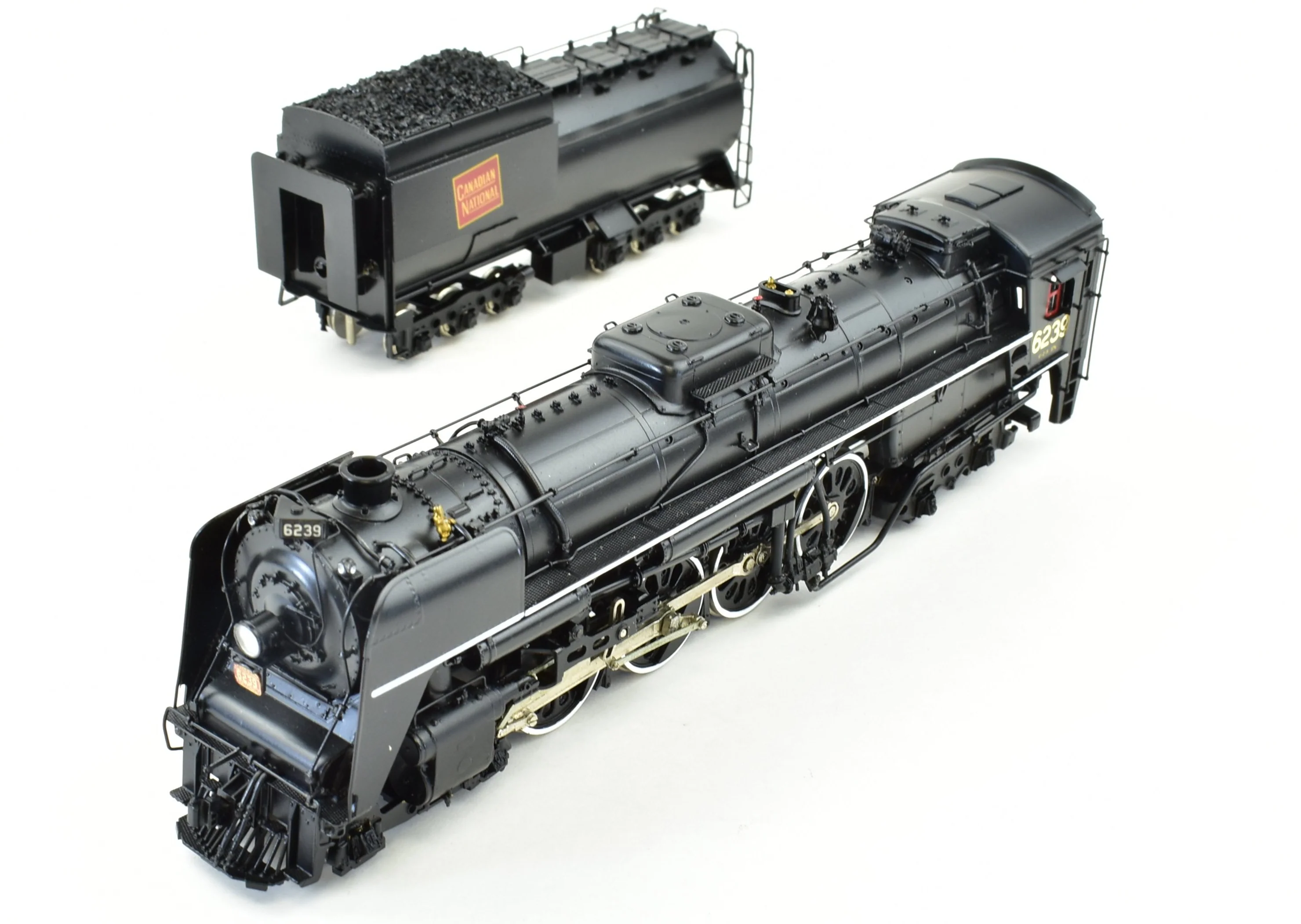 HO Brass CON VH - Van Hobbies CNR - Canadian National Railway 4-8-4 Class U-2-H  #6239 FP - Image 10