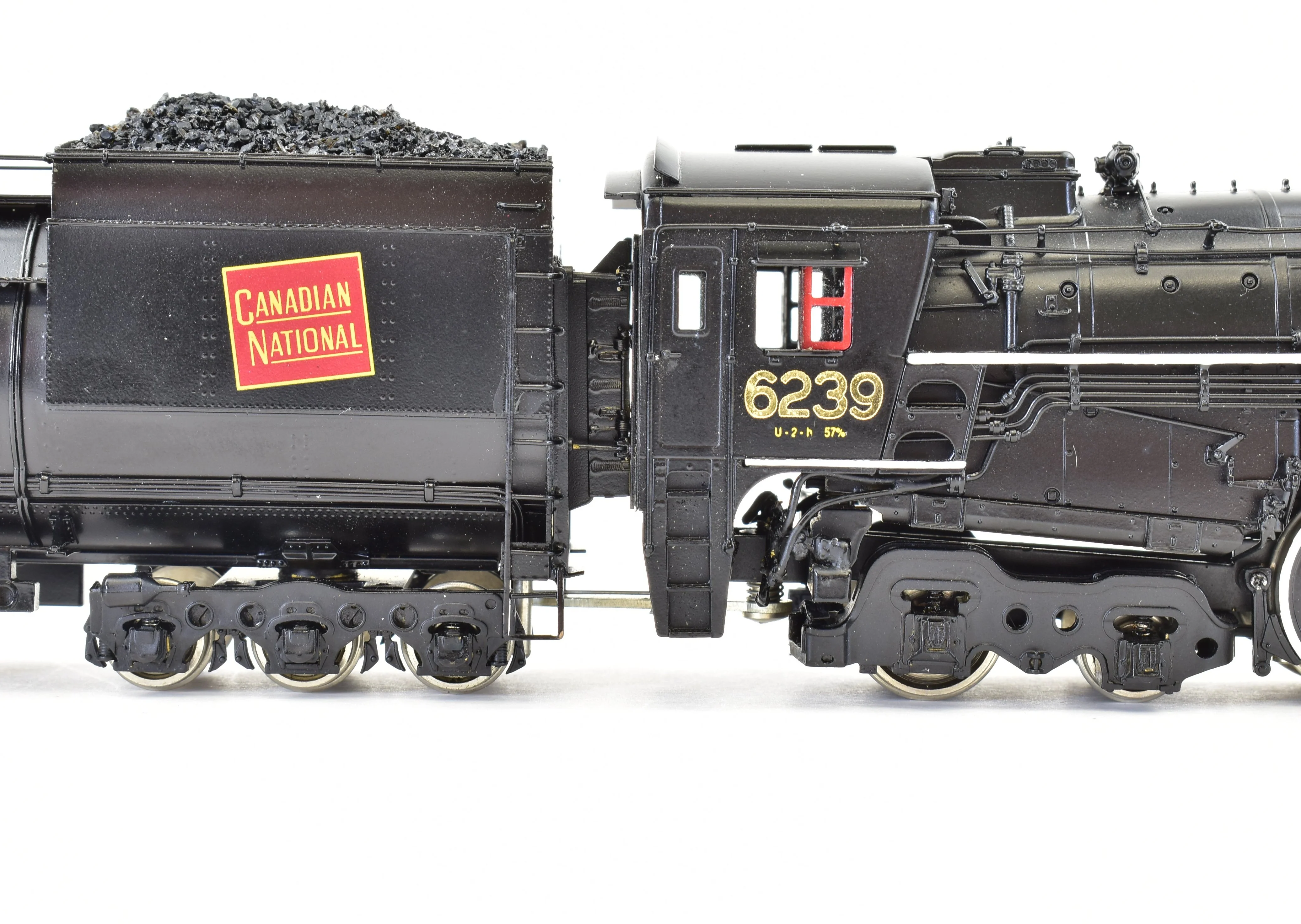 HO Brass CON VH - Van Hobbies CNR - Canadian National Railway 4-8-4 Class U-2-H  #6239 FP - Image 20