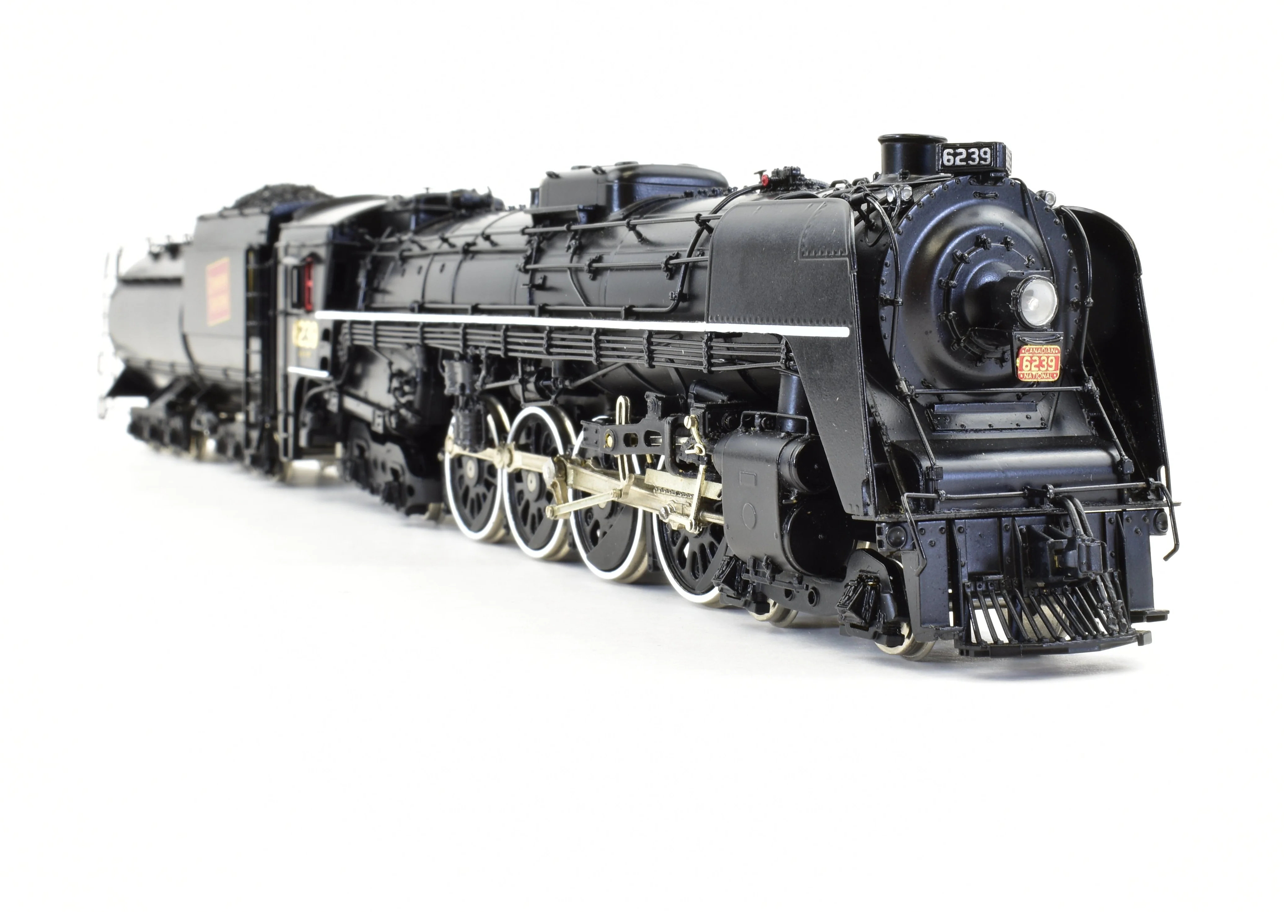 HO Brass CON VH - Van Hobbies CNR - Canadian National Railway 4-8-4 Class U-2-H  #6239 FP - Image 4