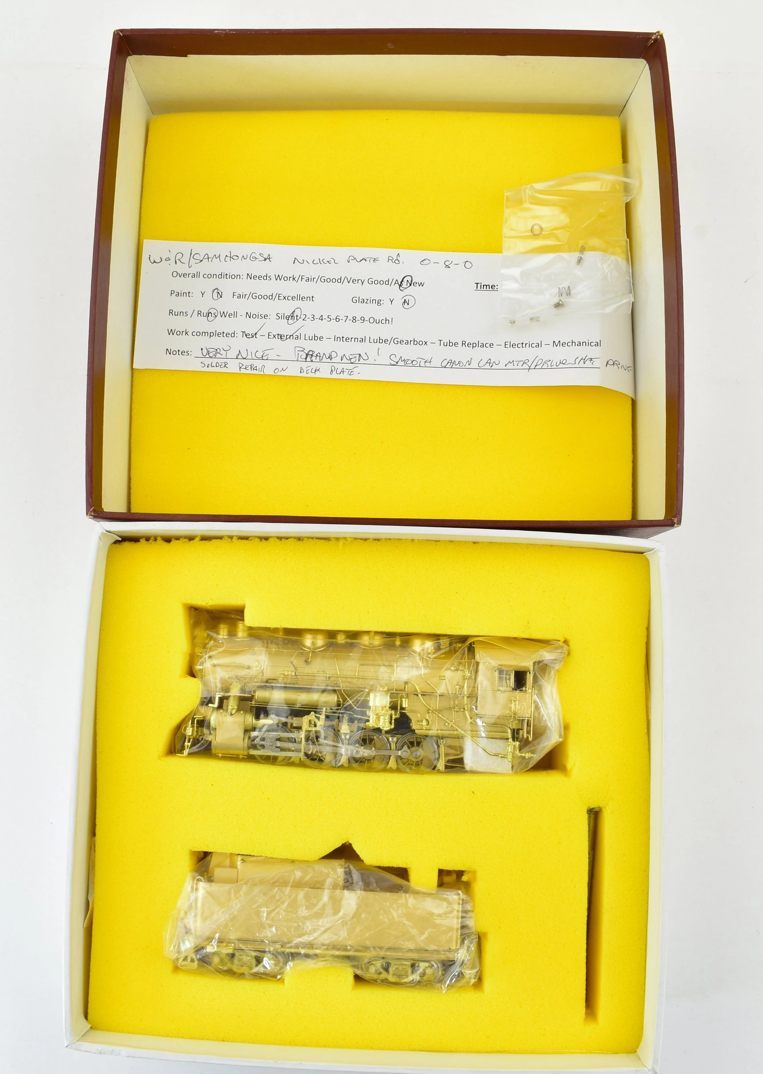 HO Brass CON W&R Enterprises NKP - Nickel Plate Road 0-8-0 Switcher - Image 22