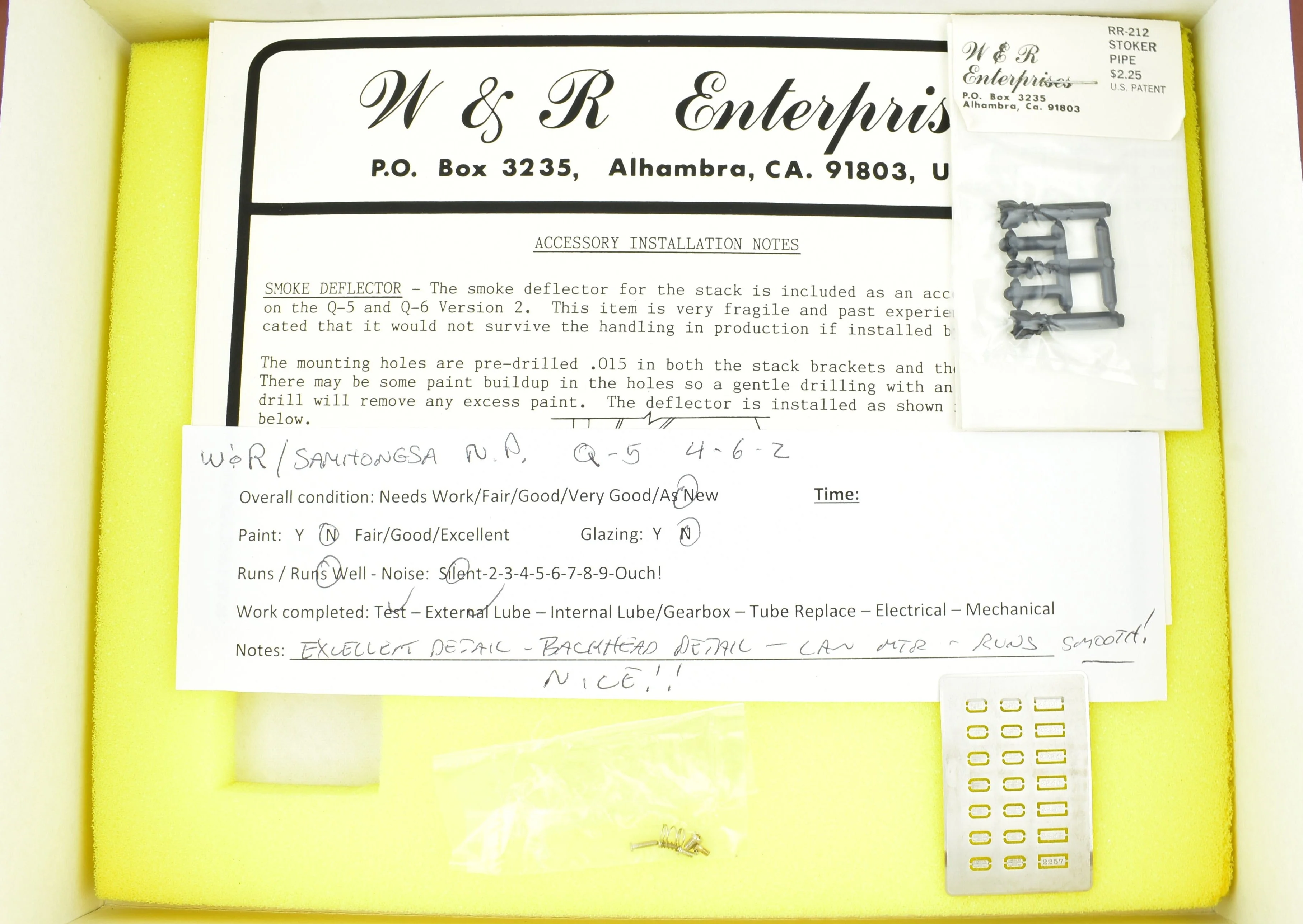 HO Brass CON W&R Enterprises NP - Northern Pacific Q-5 4-6-2 - Image 20