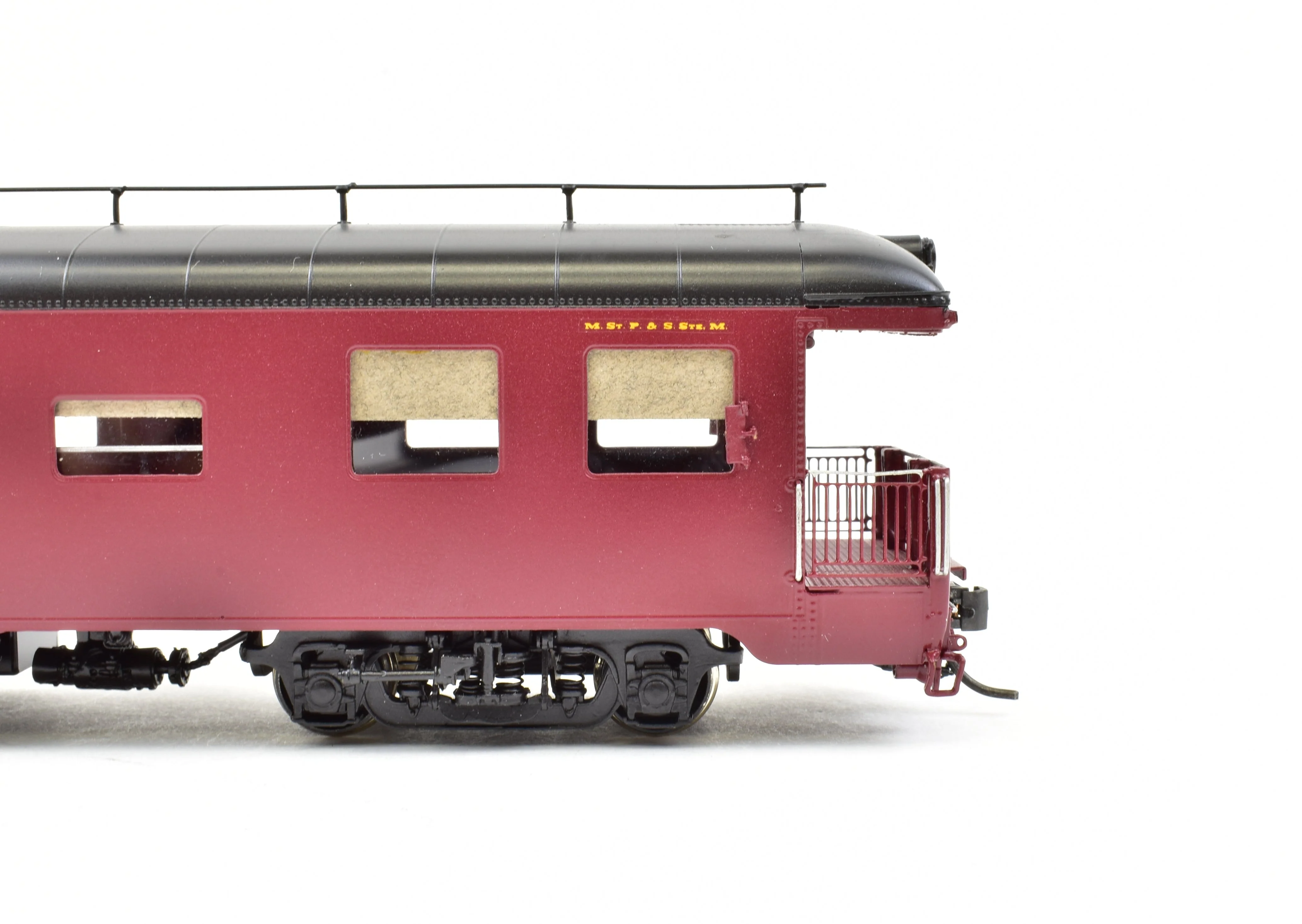 HO Brass CON W&R Enterprises Soo Line Business Car "Minneapolis" Pro-Painted - Image 12