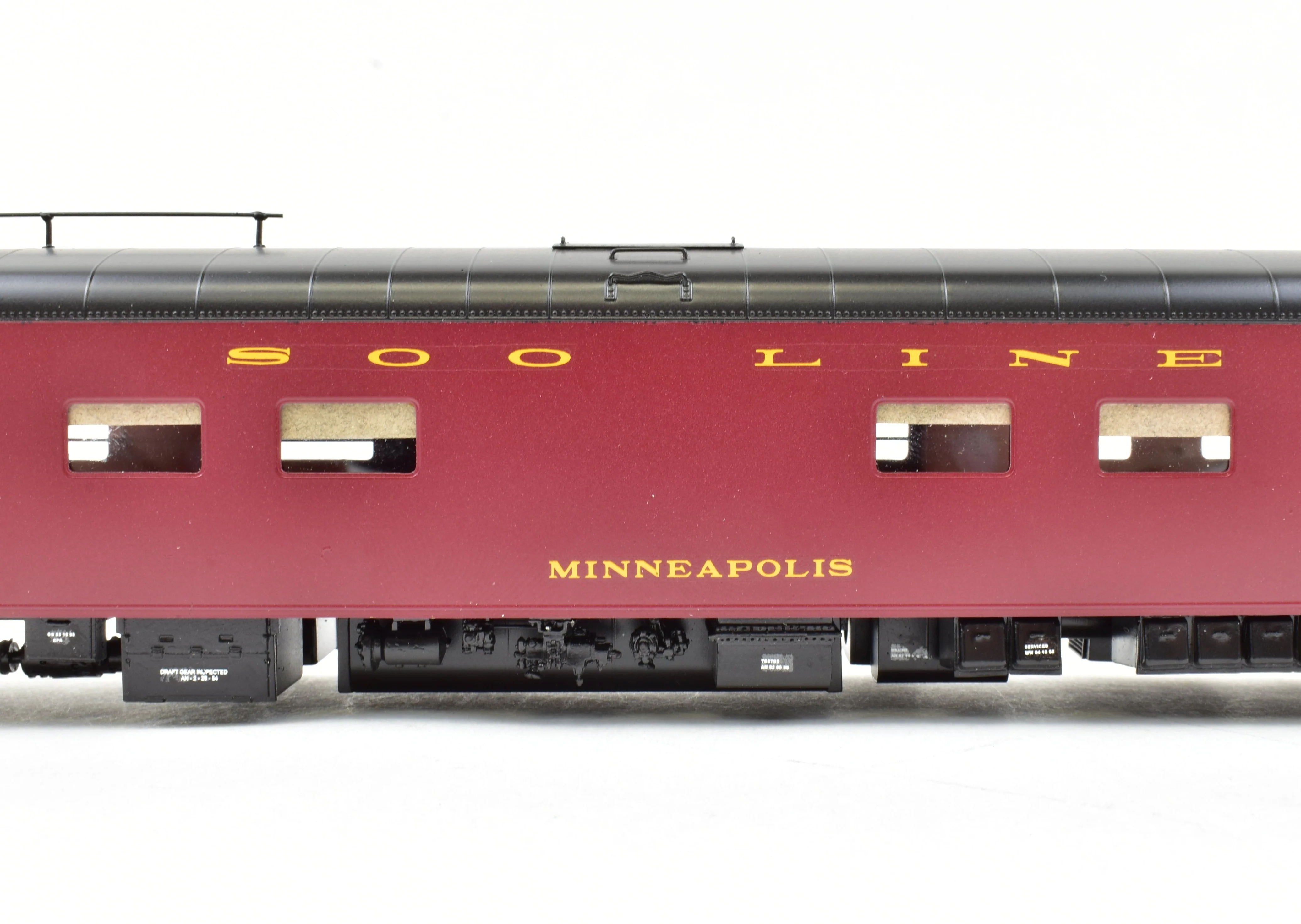 HO Brass CON W&R Enterprises Soo Line Business Car "Minneapolis" Pro-Painted - Image 15