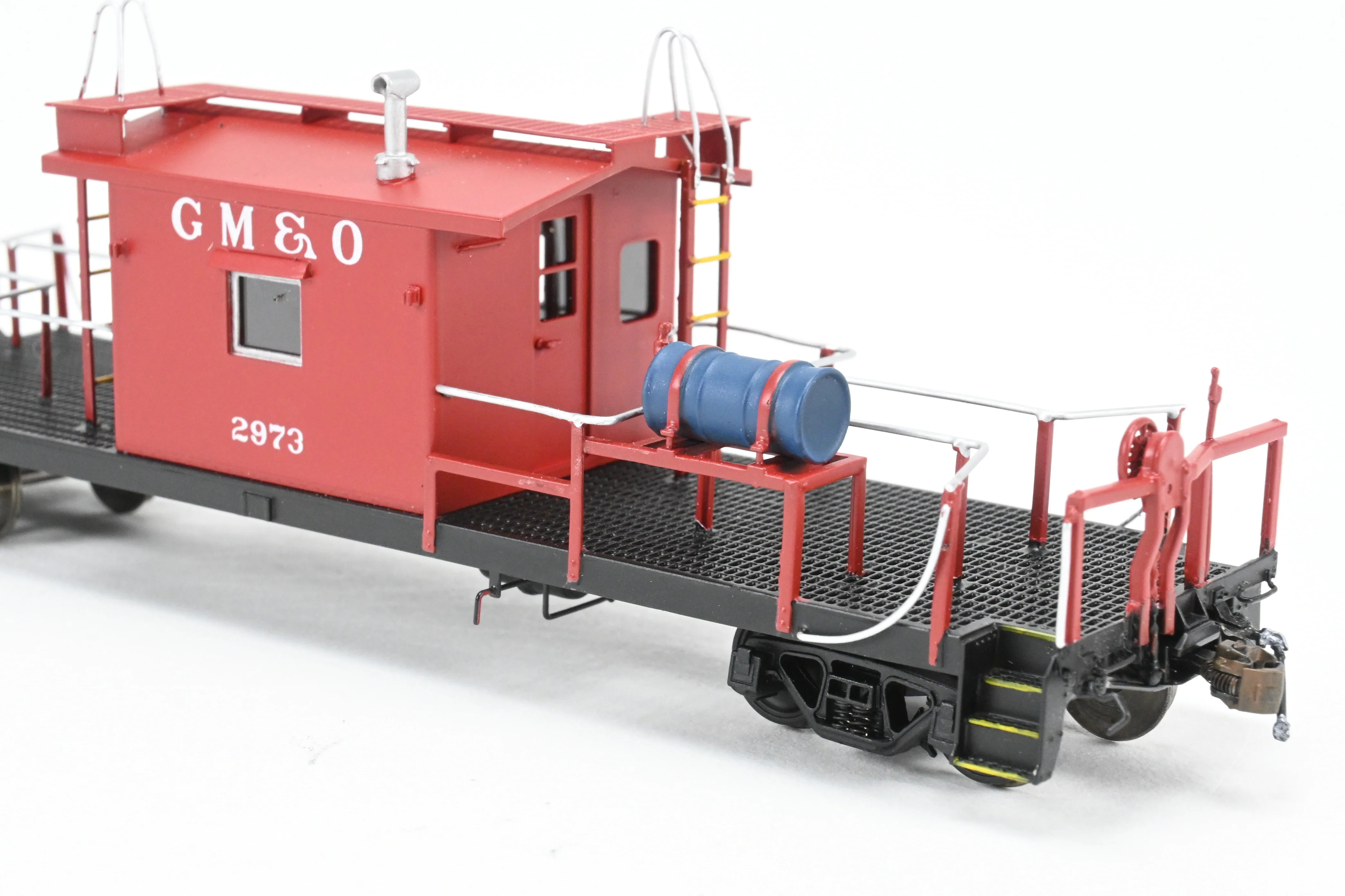 HO Brass Crown Custom Imports GM&O - Gulf Mobile & Ohio Transfer Caboose FP No. 2937 - Image 13