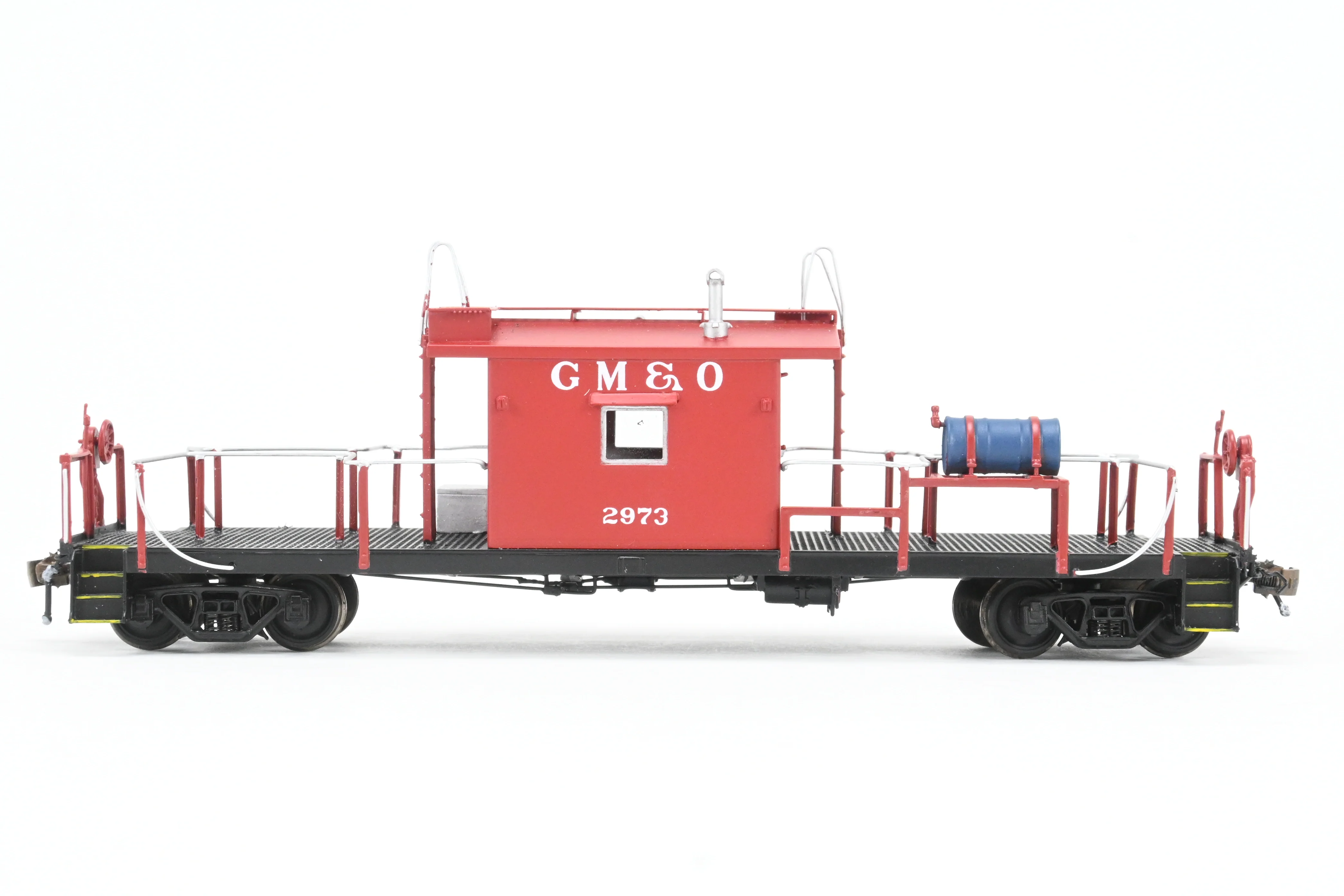 HO Brass Crown Custom Imports GM&O - Gulf Mobile & Ohio Transfer Caboose FP No. 2937 - Image 3